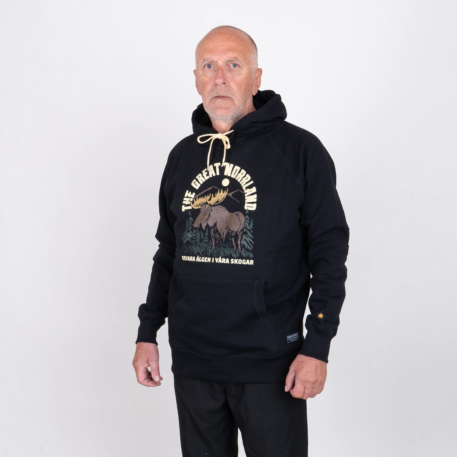 ÄLGEN HOODIE - BLACK