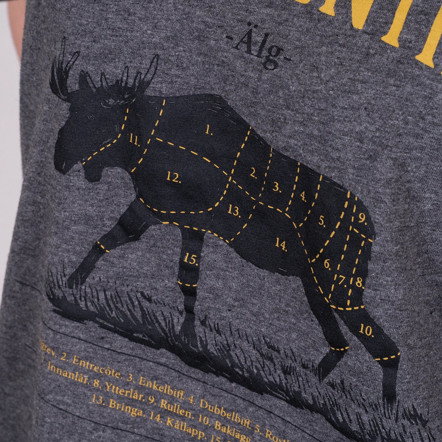 ÄLG T-SHIRT - CHARCOAL