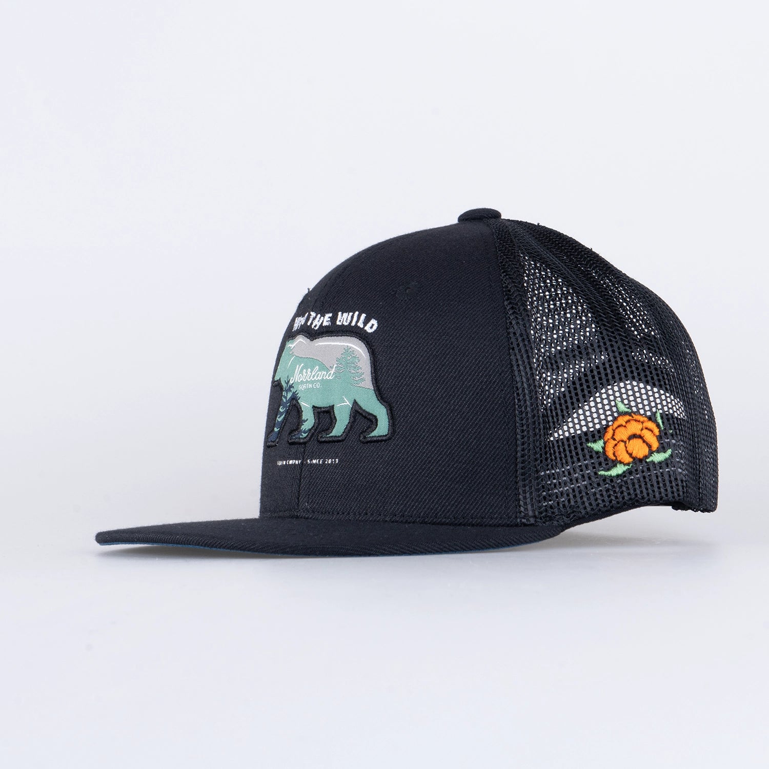 BEAR KIDS TRUCKER CAP - BLACK