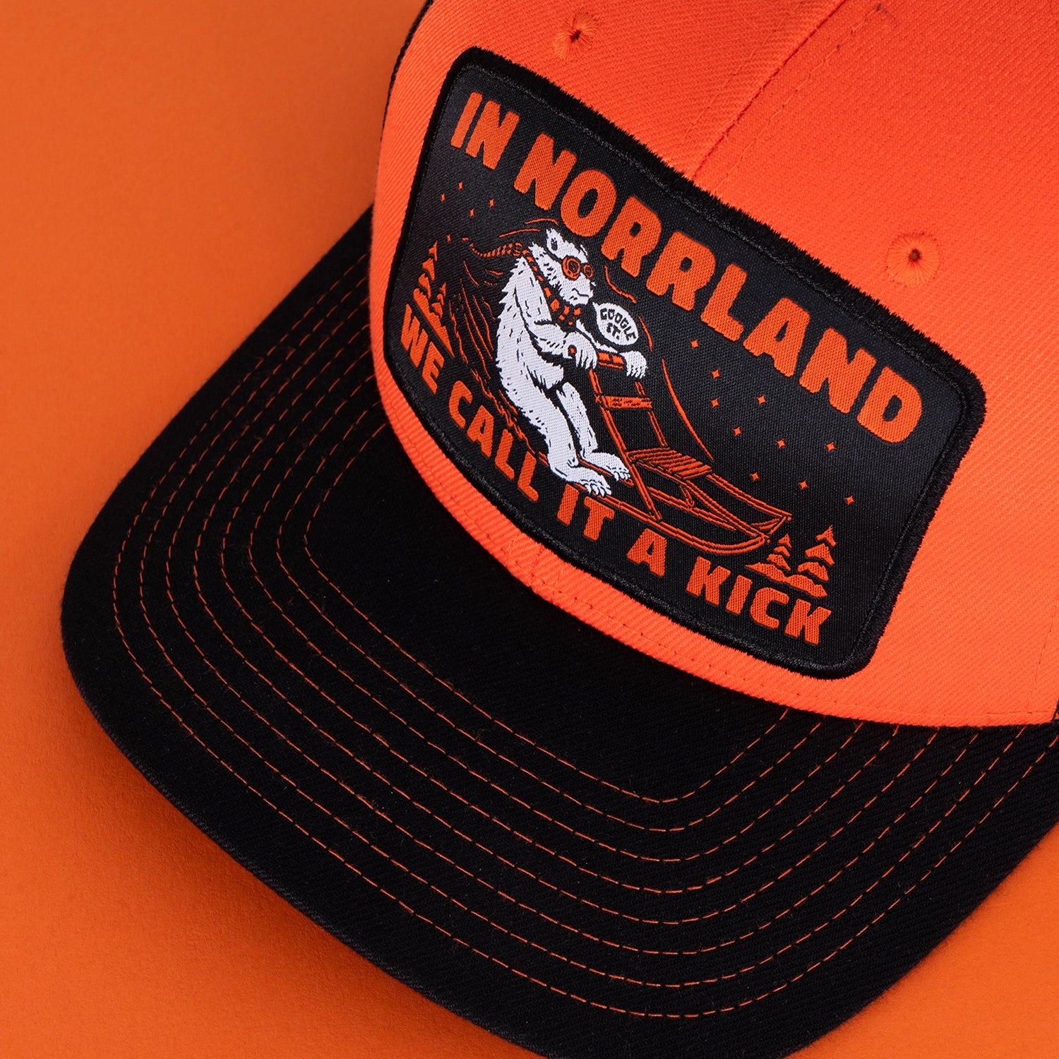 BEAR LOW TRUCKER CAP - BLACK