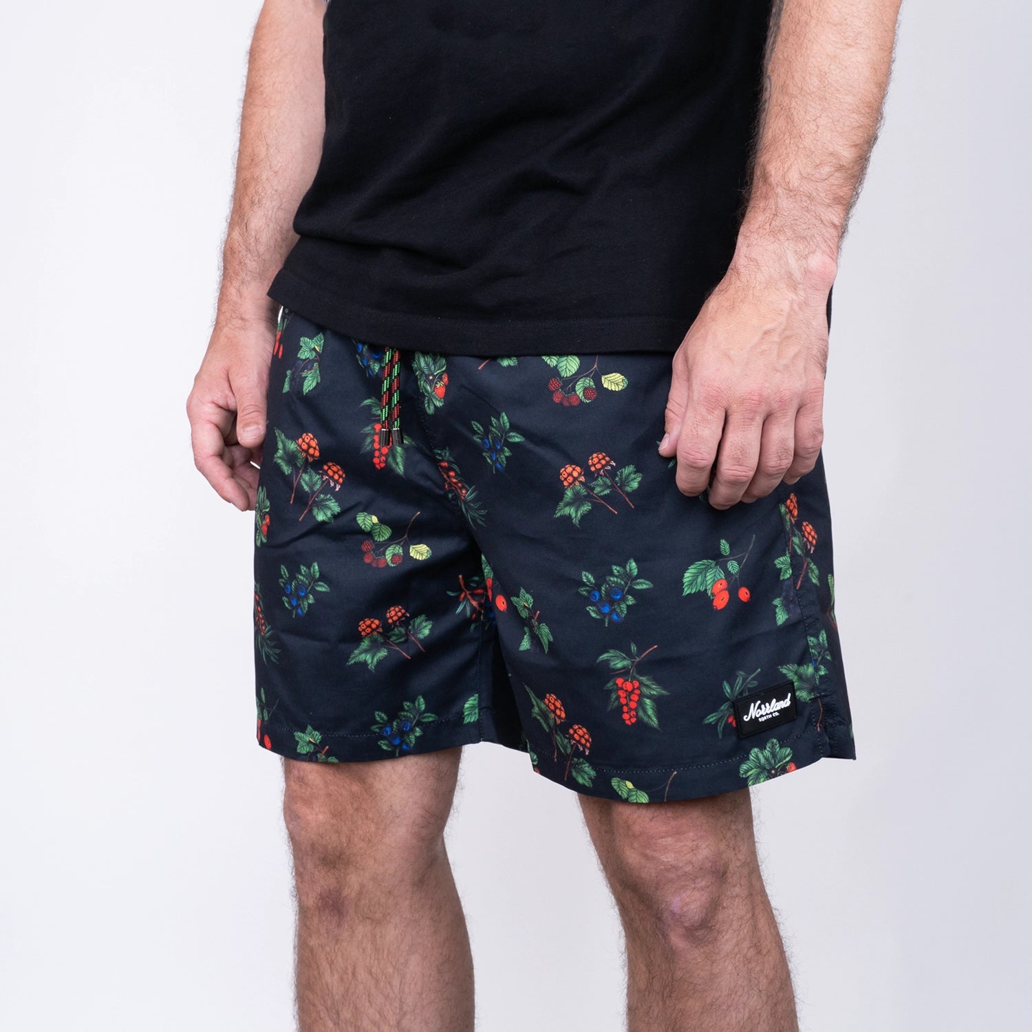 PLANTS SWIMSHORTS - BLACK