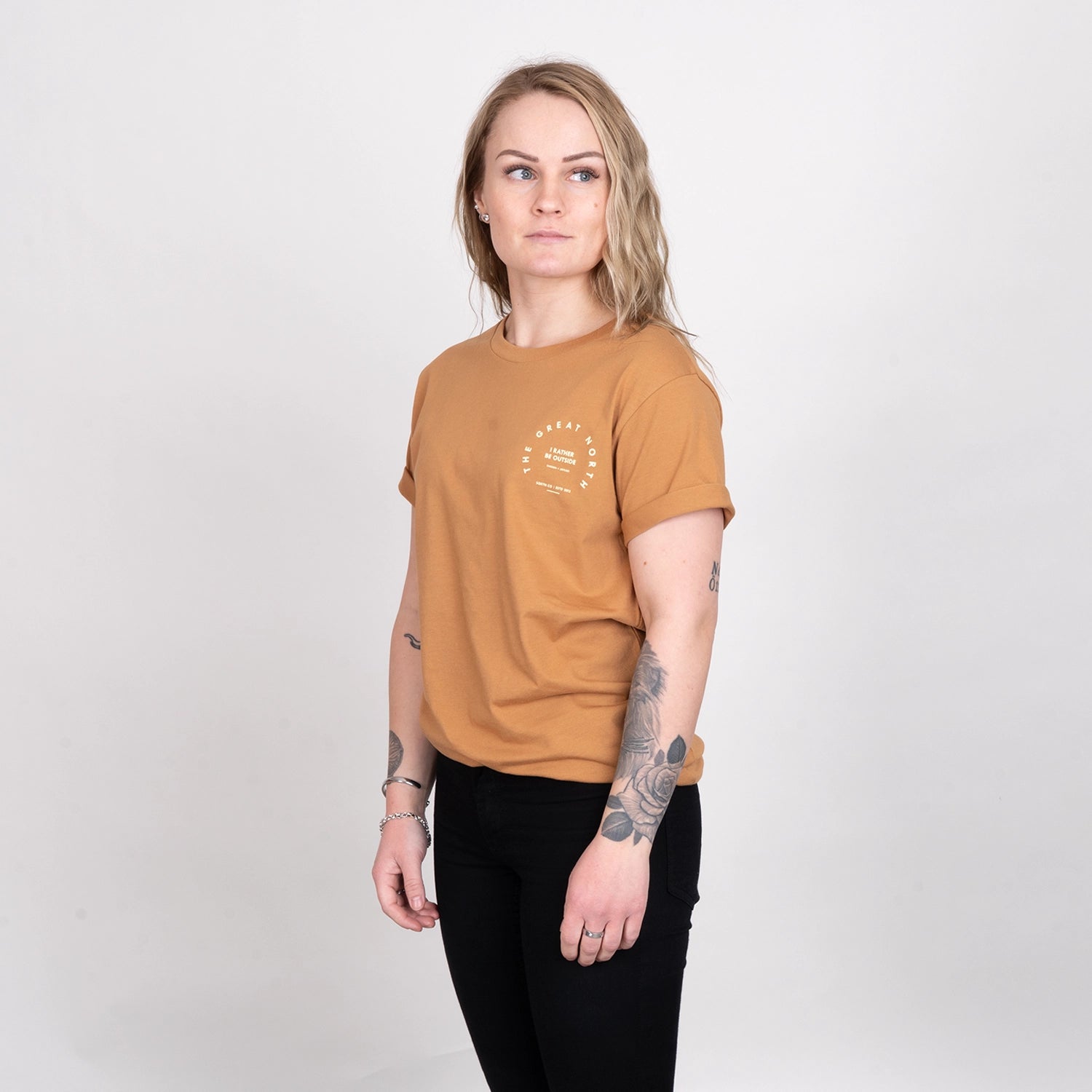 CIRCLE T-SHIRT - SUGAR CANE