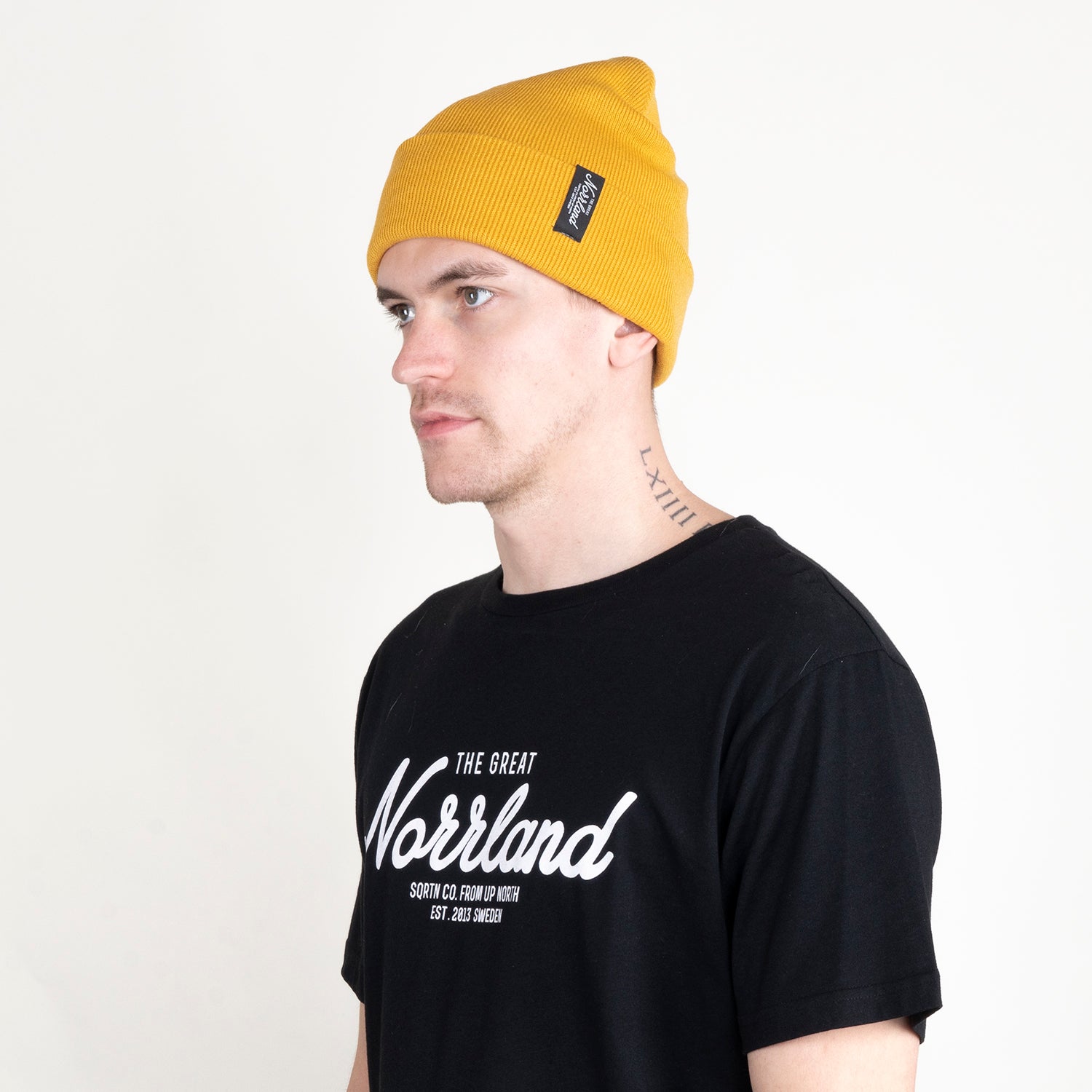 TGN PATCH BEANIE - LIGHT HEATHER