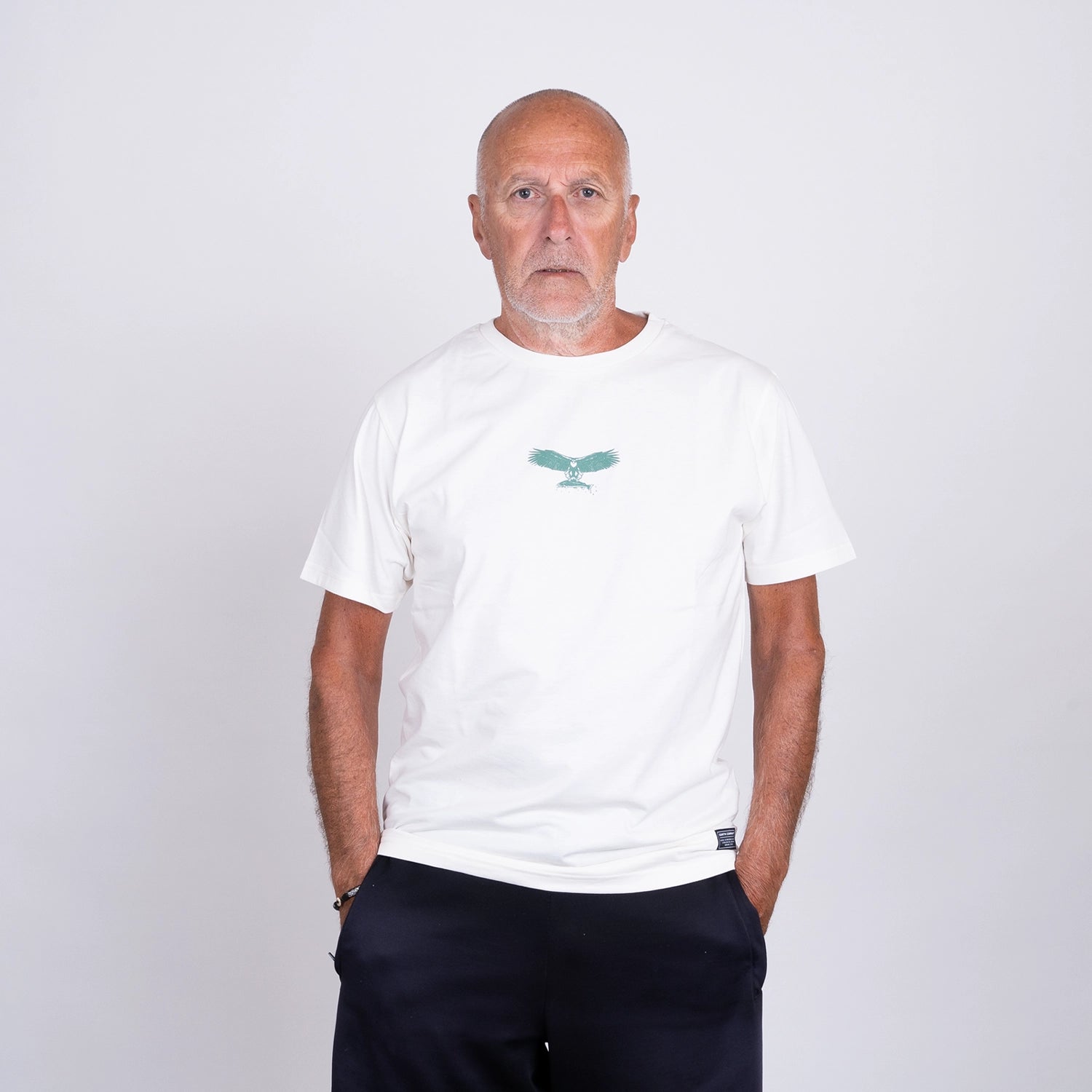 EAGLE T-SHIRT - NATURAL COTTON