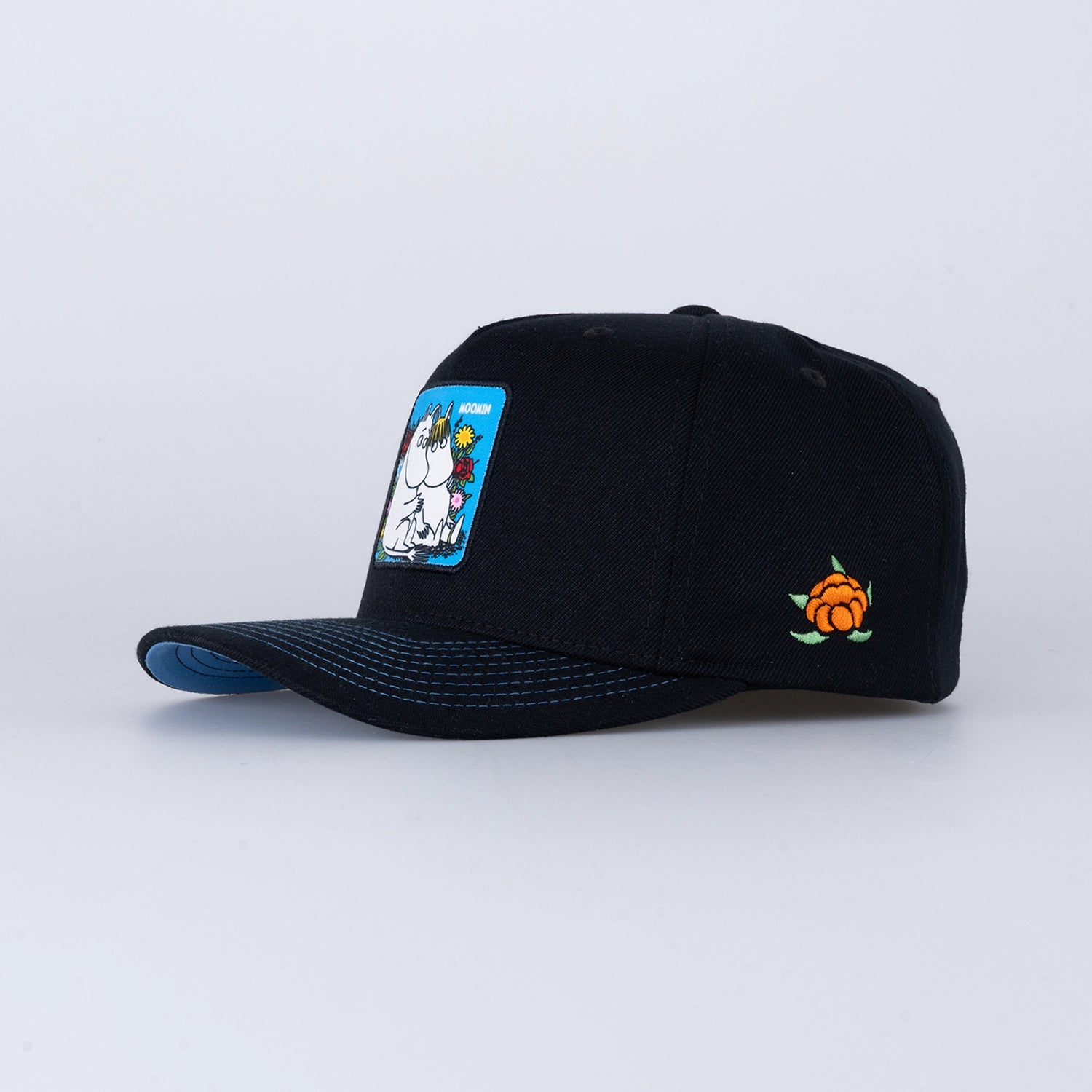 FLOWERS TRUCKER CAP - BLACK