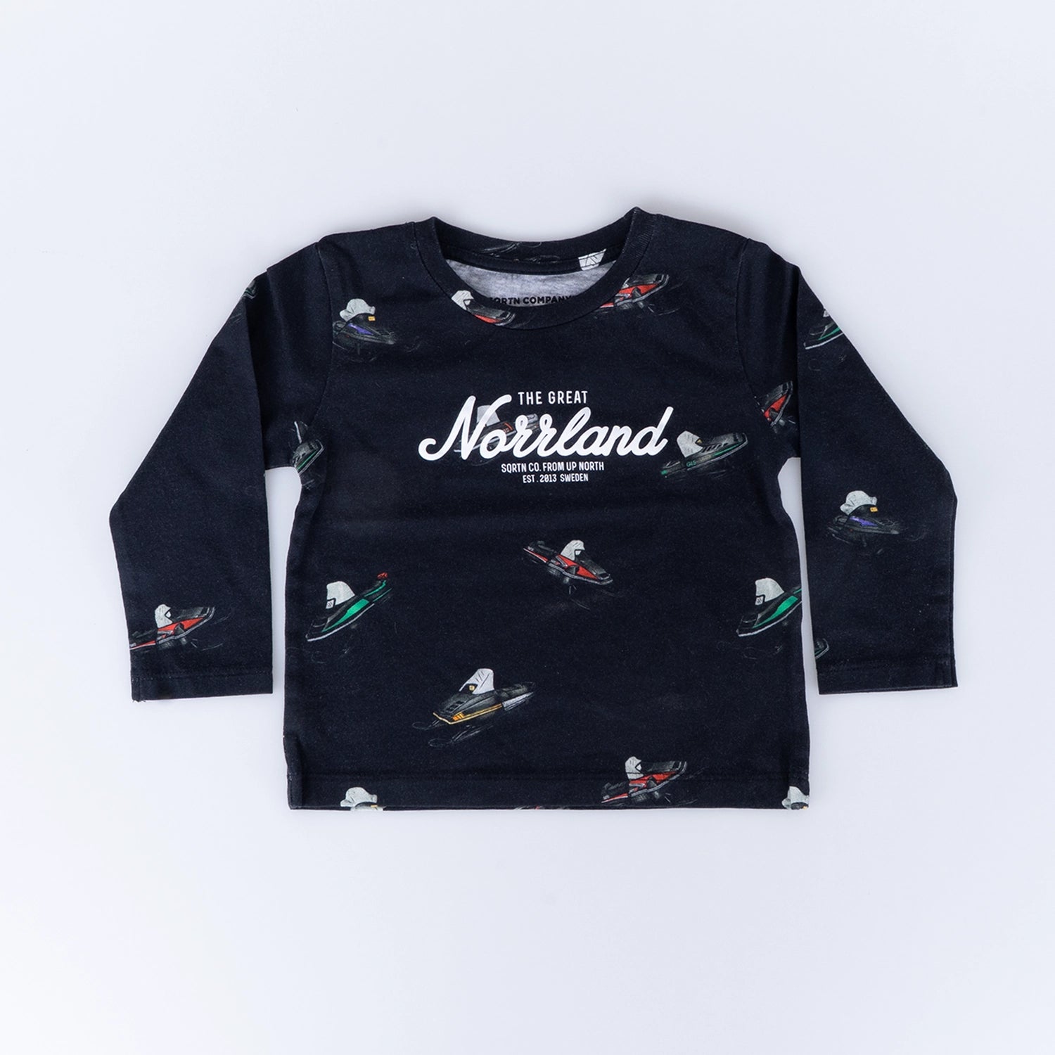 GREAT NORRLAND KIDS LONGSLEEVE - SKOTER BLACK