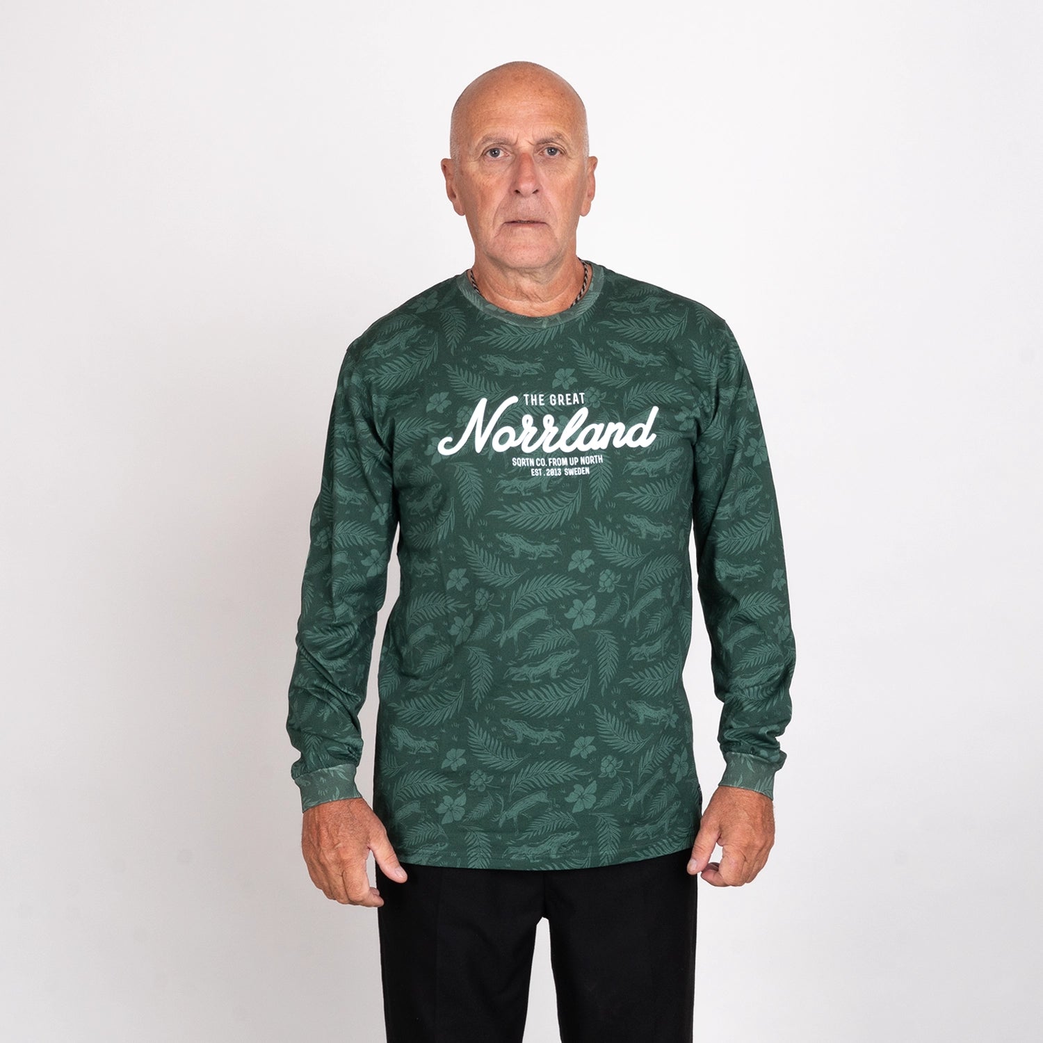 GREAT NORRLAND LONGSLEEVE - BLACK