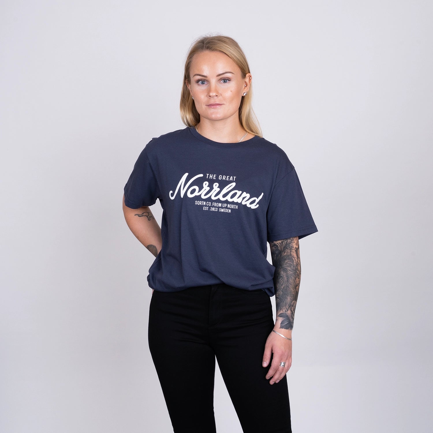 GREAT NORRLAND T-SHIRT - CHARCOAL