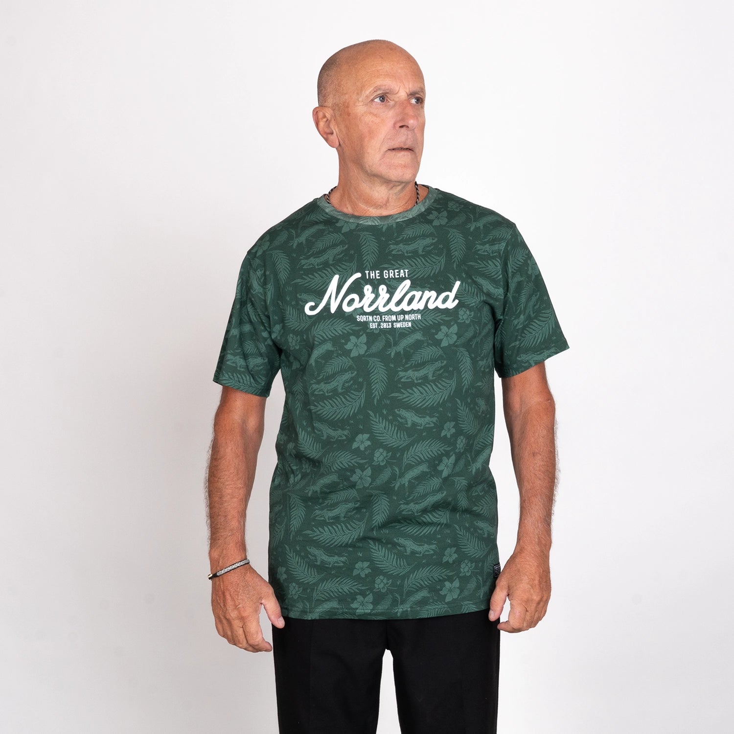 GREAT NORRLAND T-SHIRT - JÄRVEN OLIVE