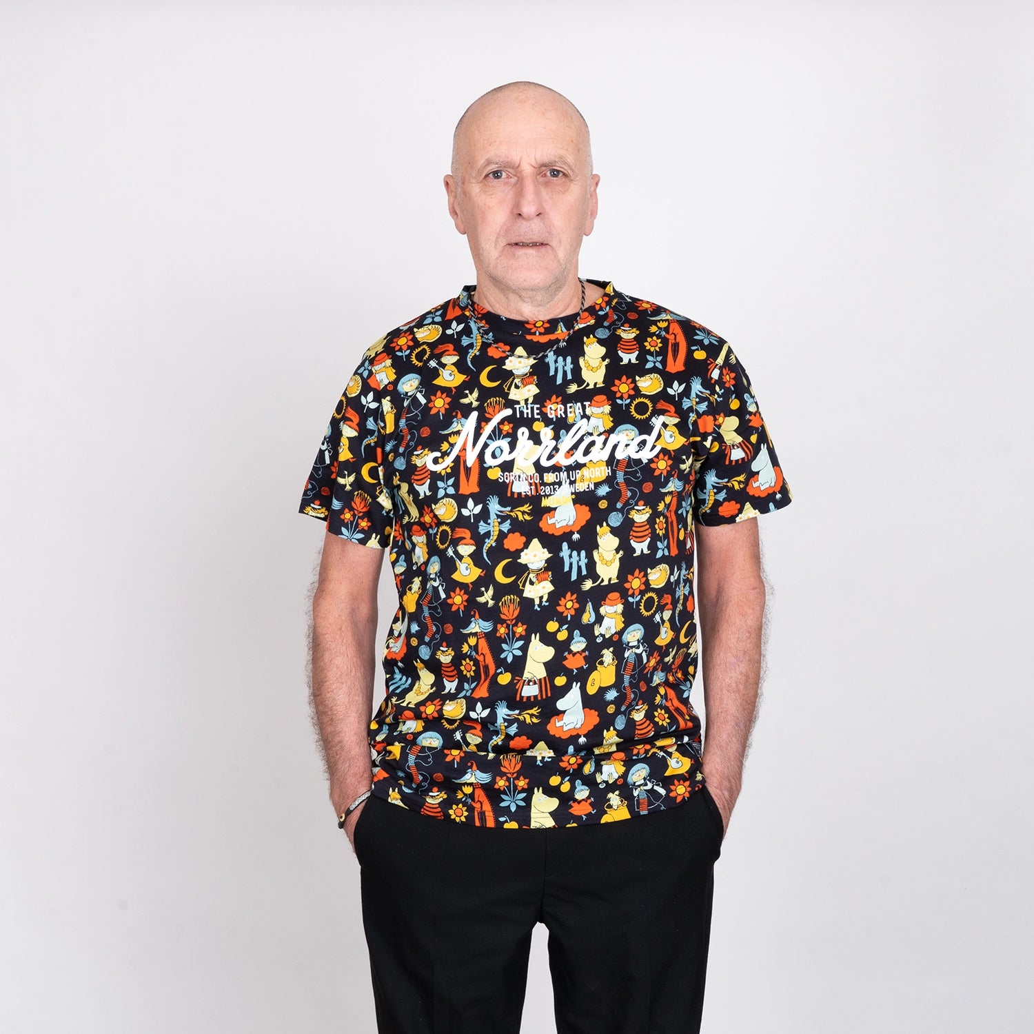 GREAT NORRLAND T-SHIRT - MUMIN BLACK