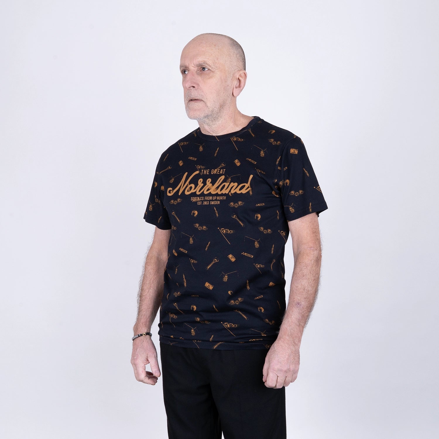 GREAT NORRLAND T-SHIRT - RACING BLACK