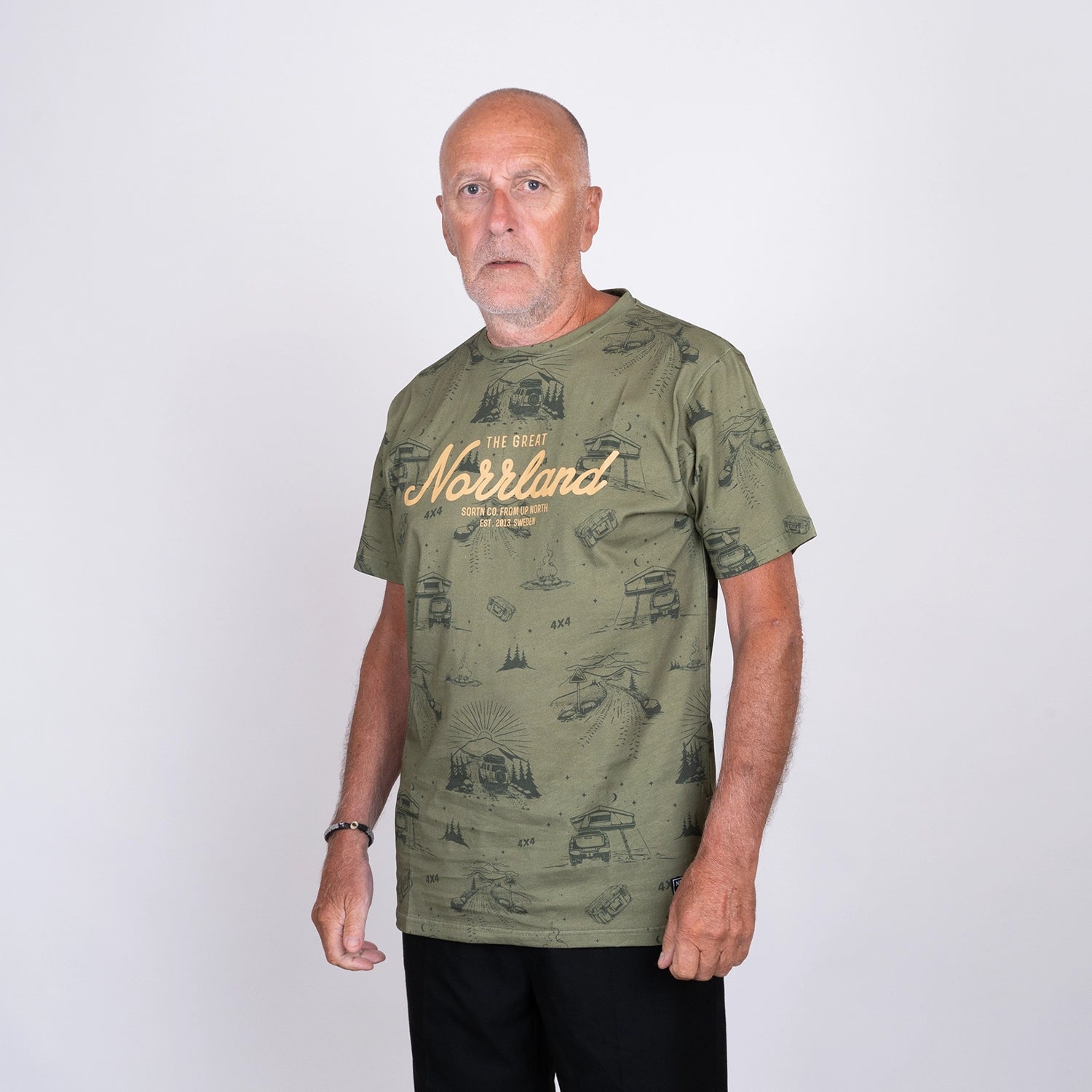 GREAT NORRLAND T-SHIRT - TKT OLIVE