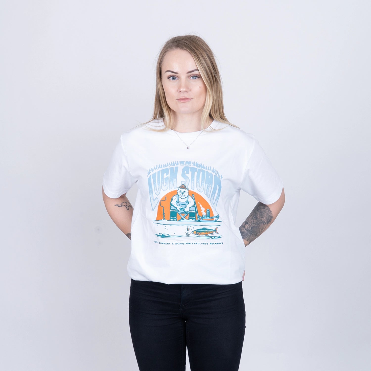 LUGN STUND T-SHIRT - WHITE