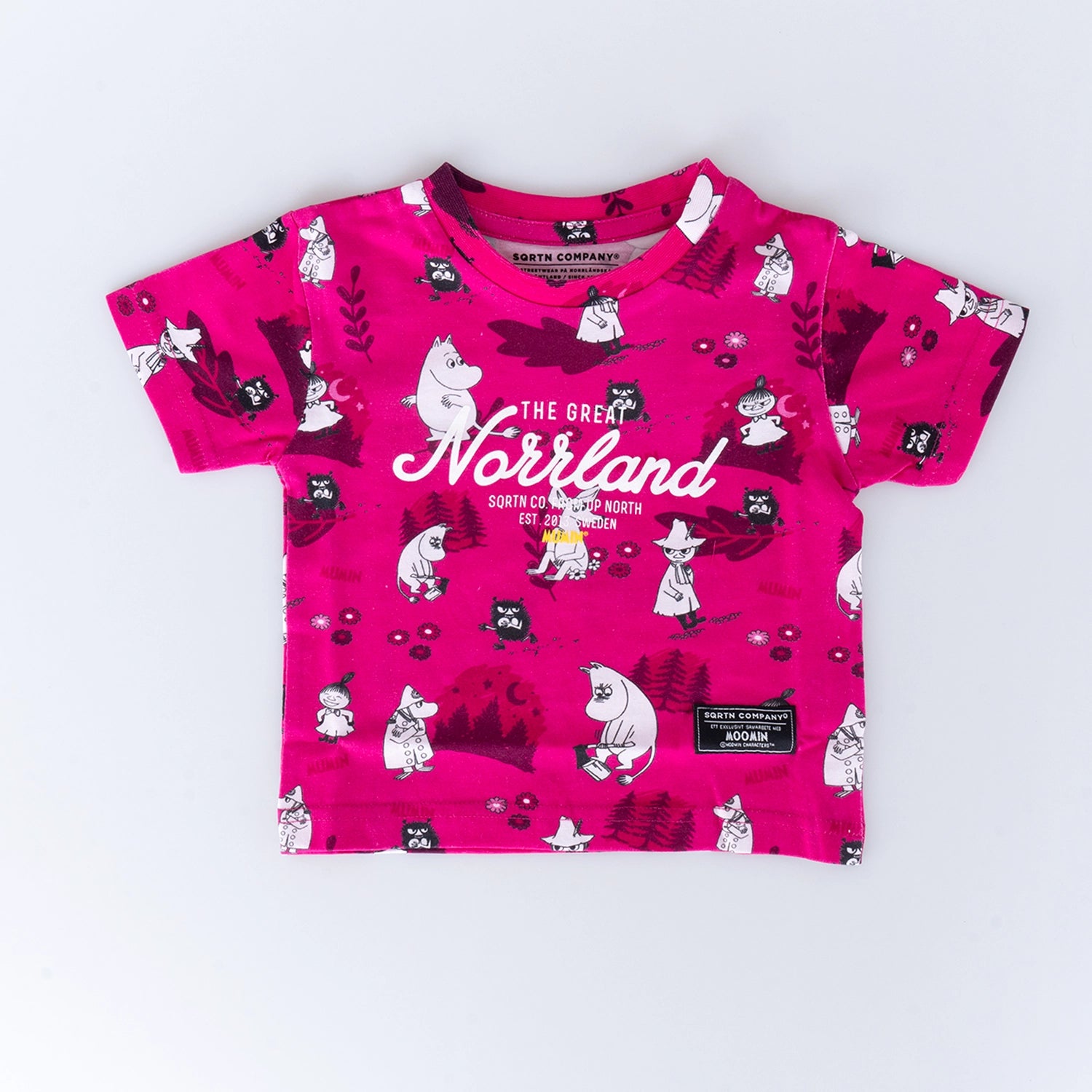 GREAT NORRLAND KIDS T-SHIRT - MUMIN BLUE
