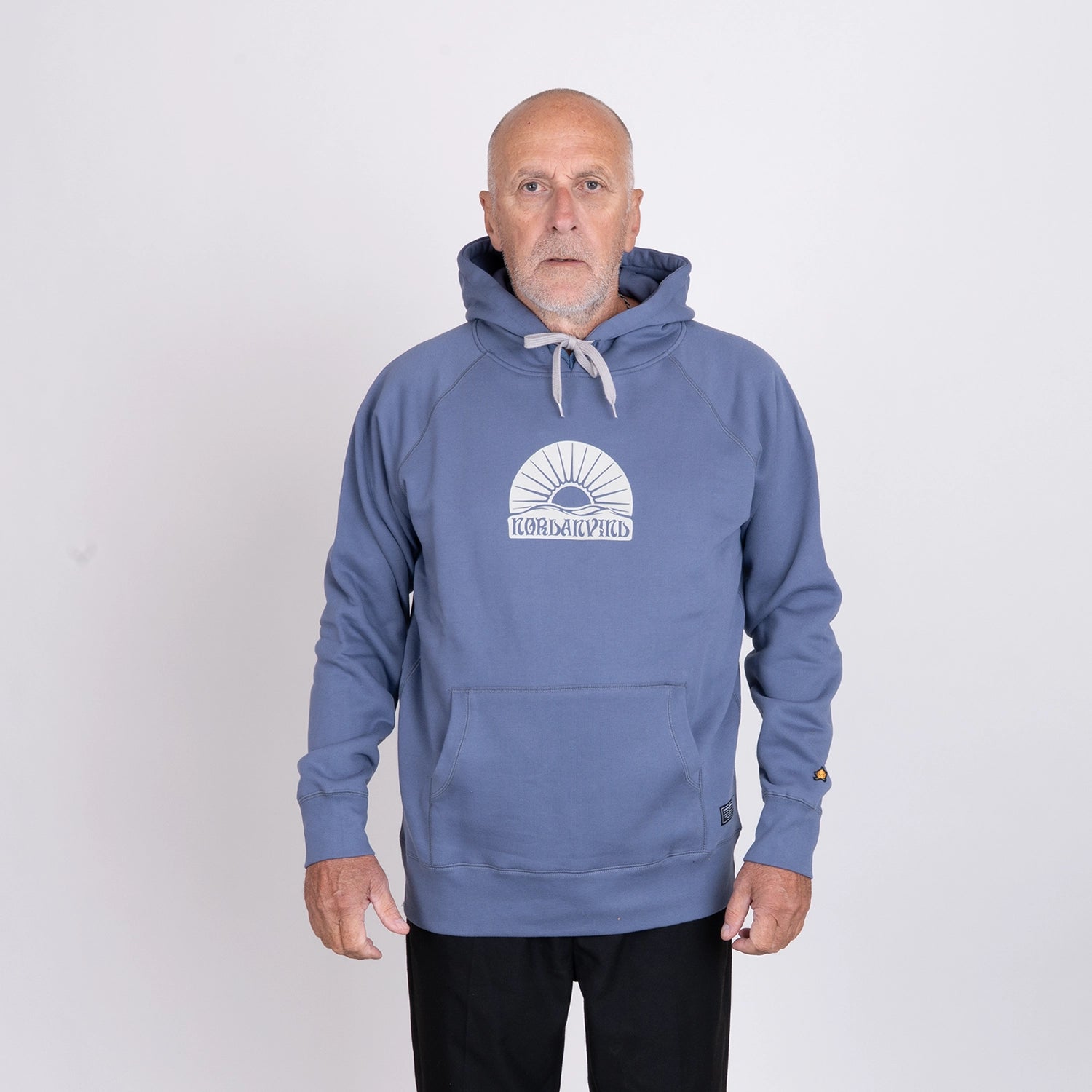 NORDAN EMBLEM HOODIE - INDIGO BLUE