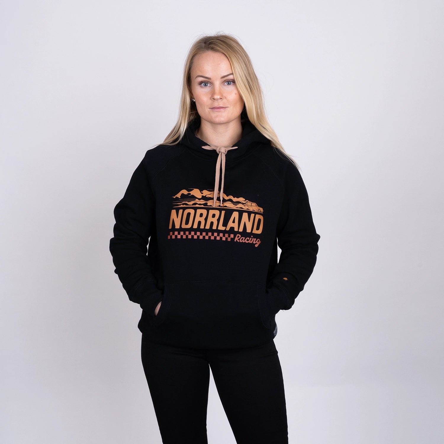 NORRLAND RACING HOODIE - BLACK