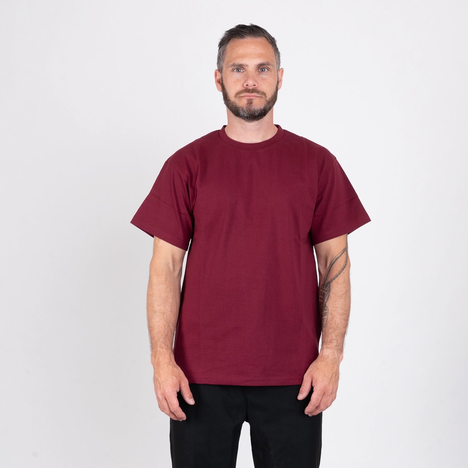 NORR MINI T-SHIRT - DARK BURGUNDY