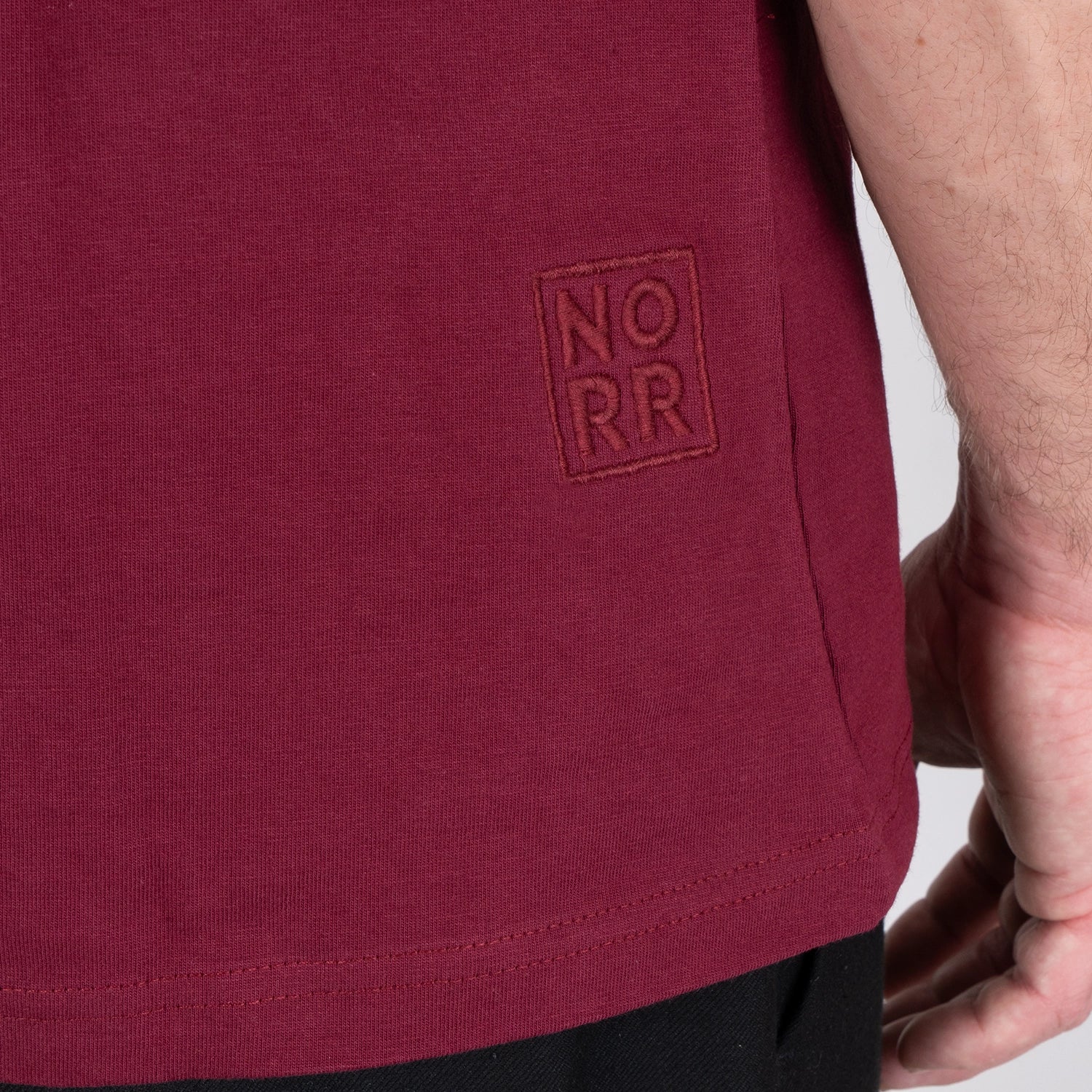 NORR MINI T-SHIRT - DARK BURGUNDY