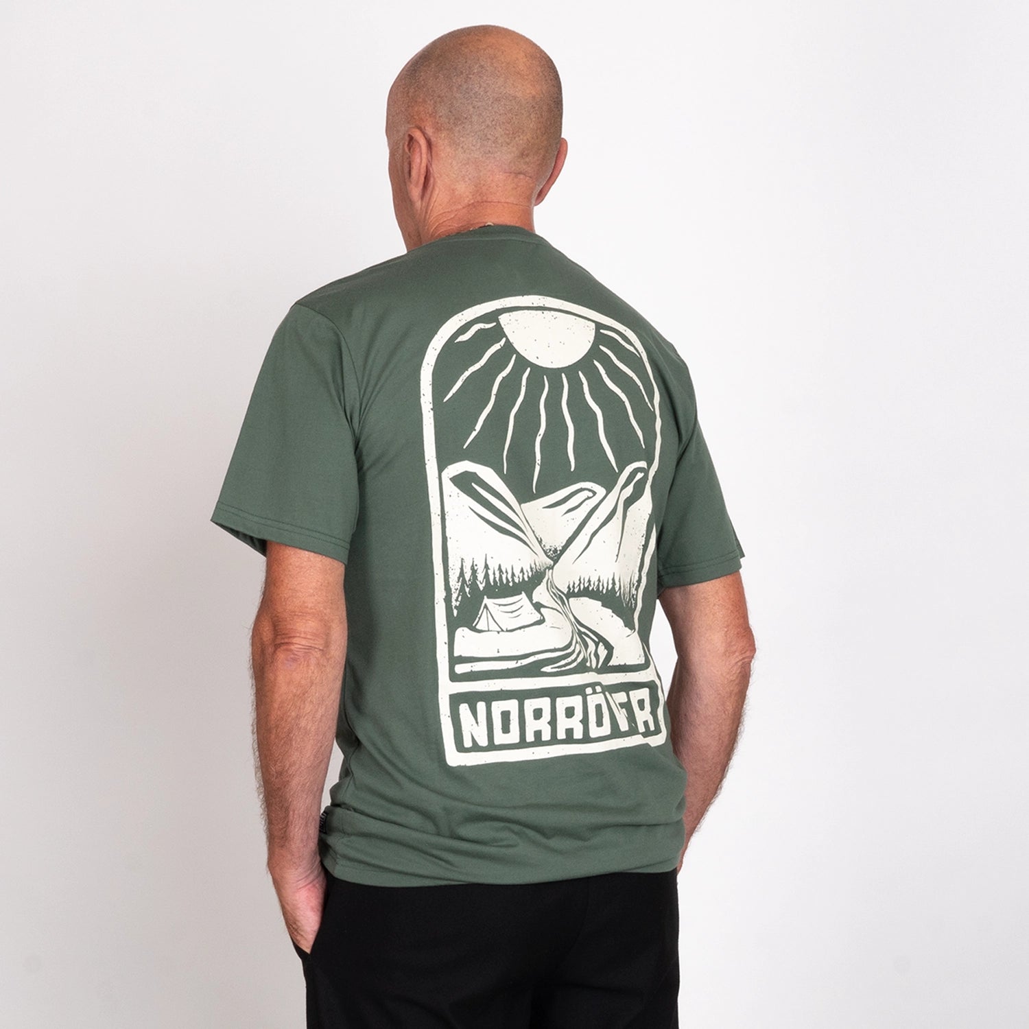 NORRÖVER T-SHIRT - STONE OLIVE