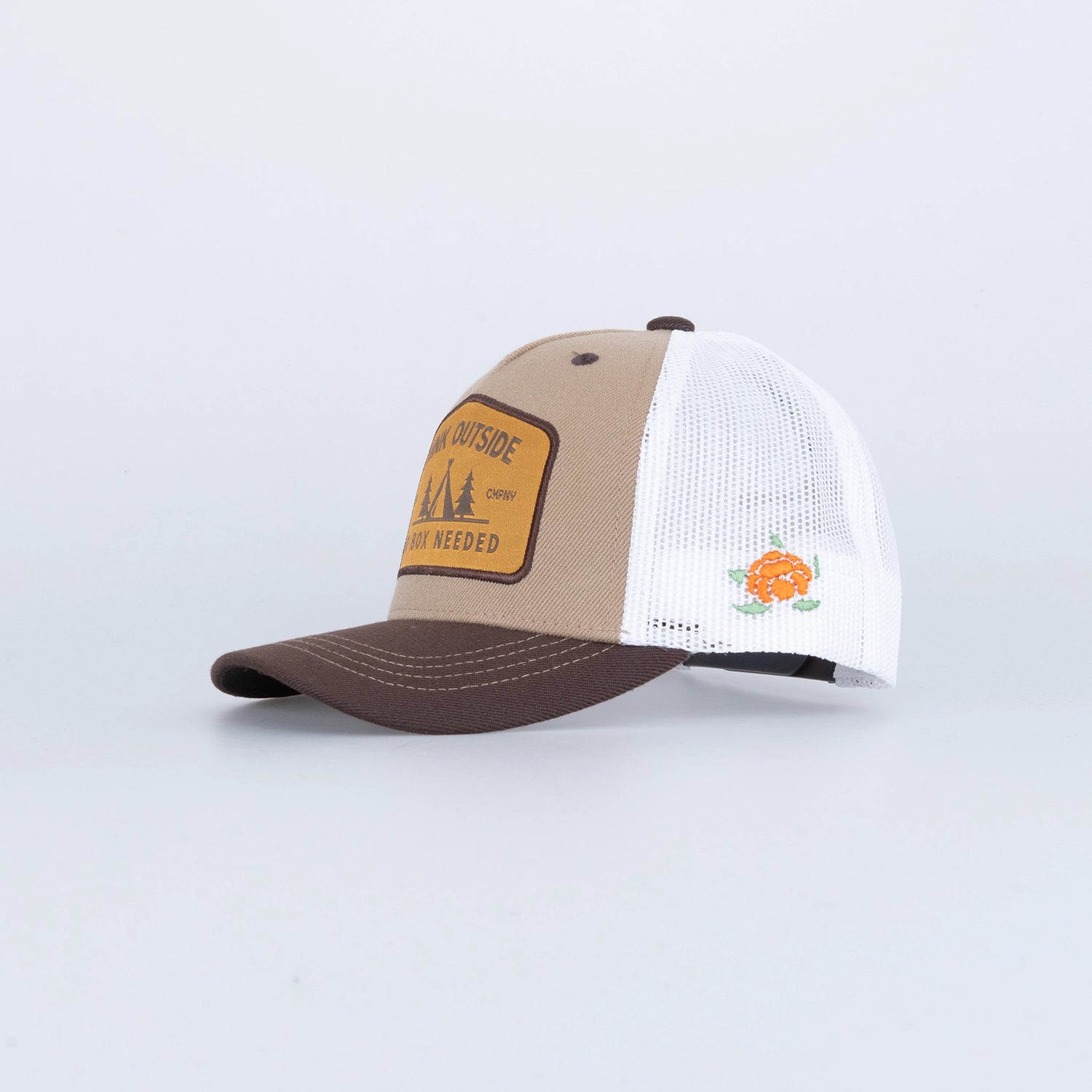 OUTSIDE KIDS TRUCKER CAP - KHAKI