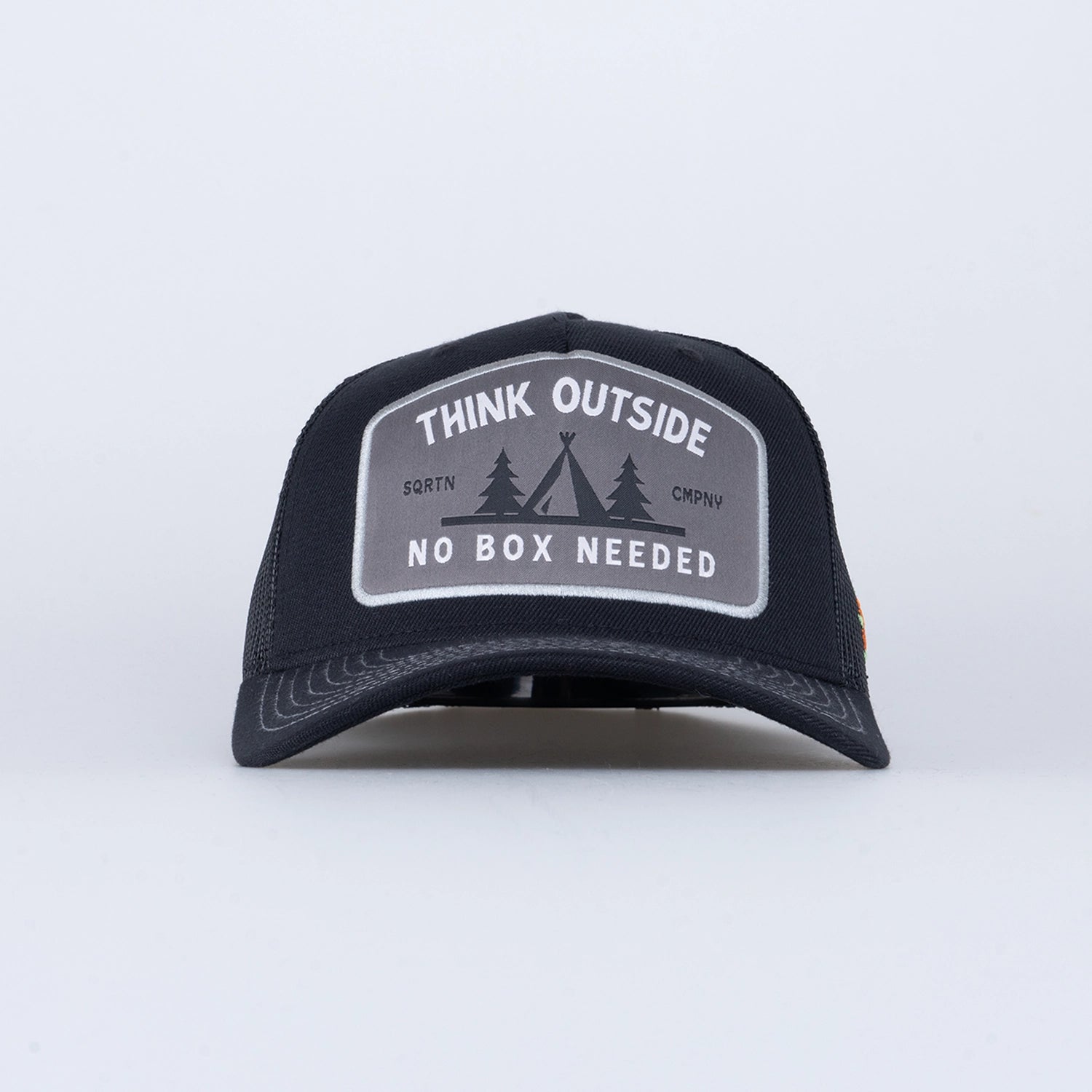 OUTSIDE TRUCKER CAP - HOOKED BLACK