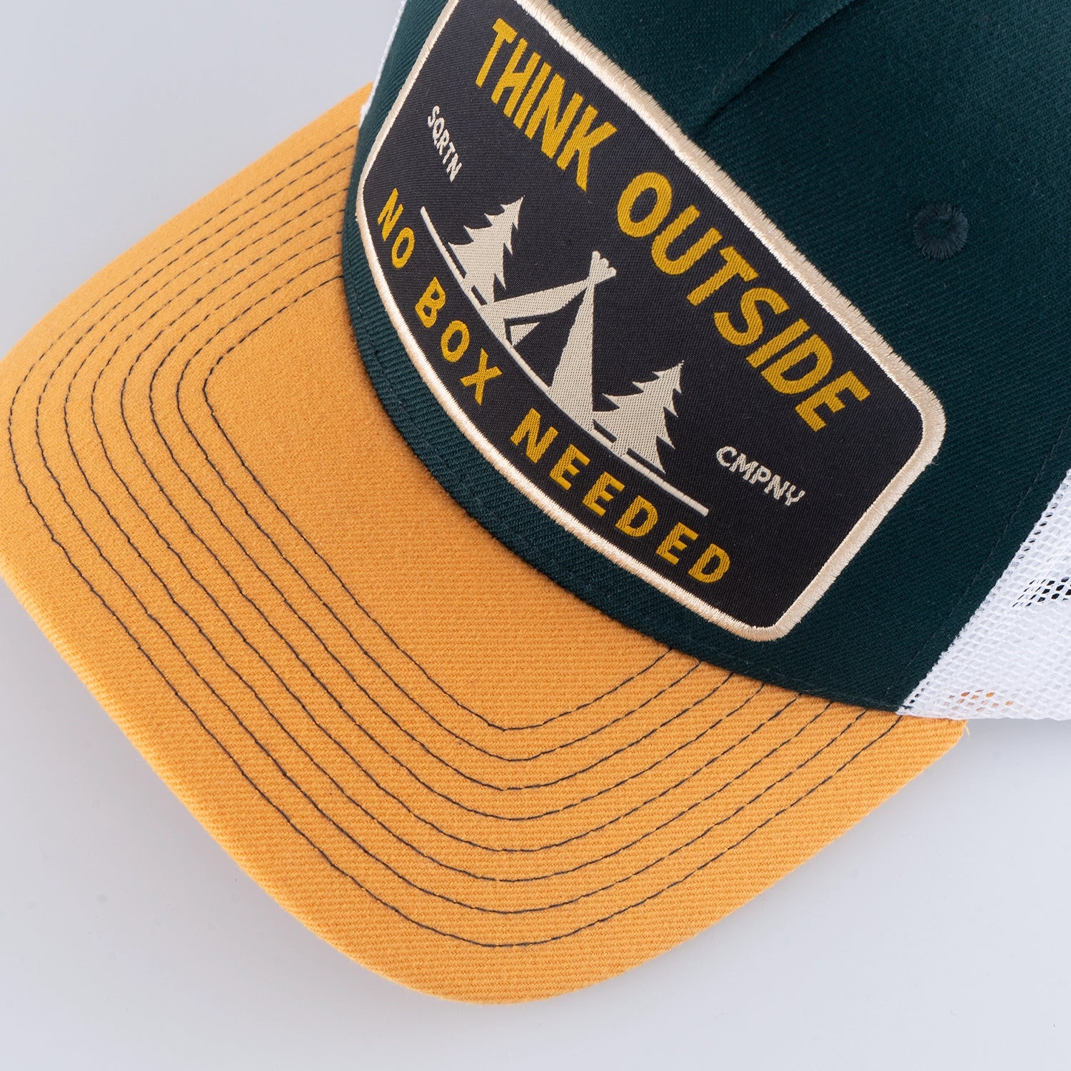 OUTSIDE TRUCKER CAP - HOOKED OLIVE