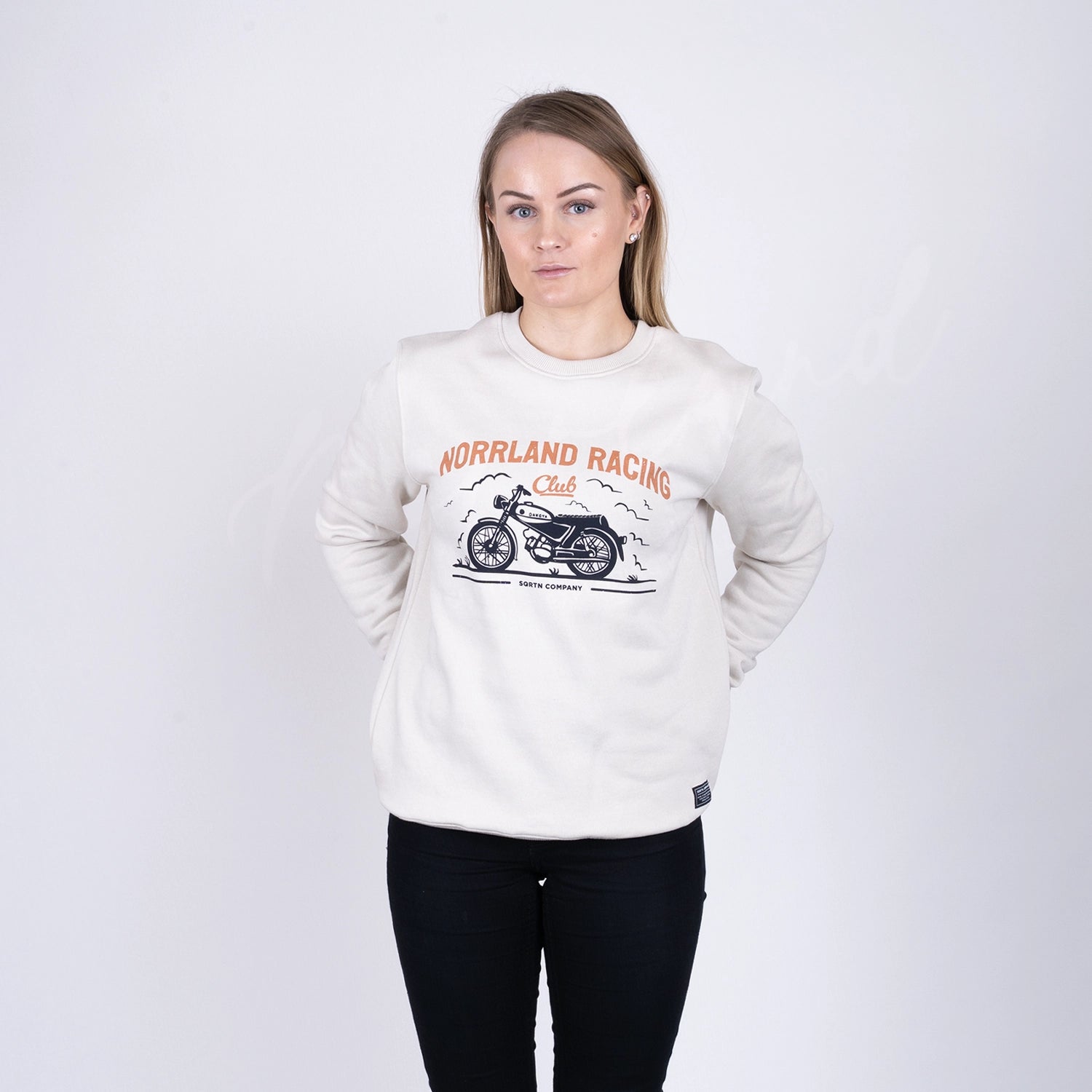 RACING CREWNECK - GLACIÄRGRÅ