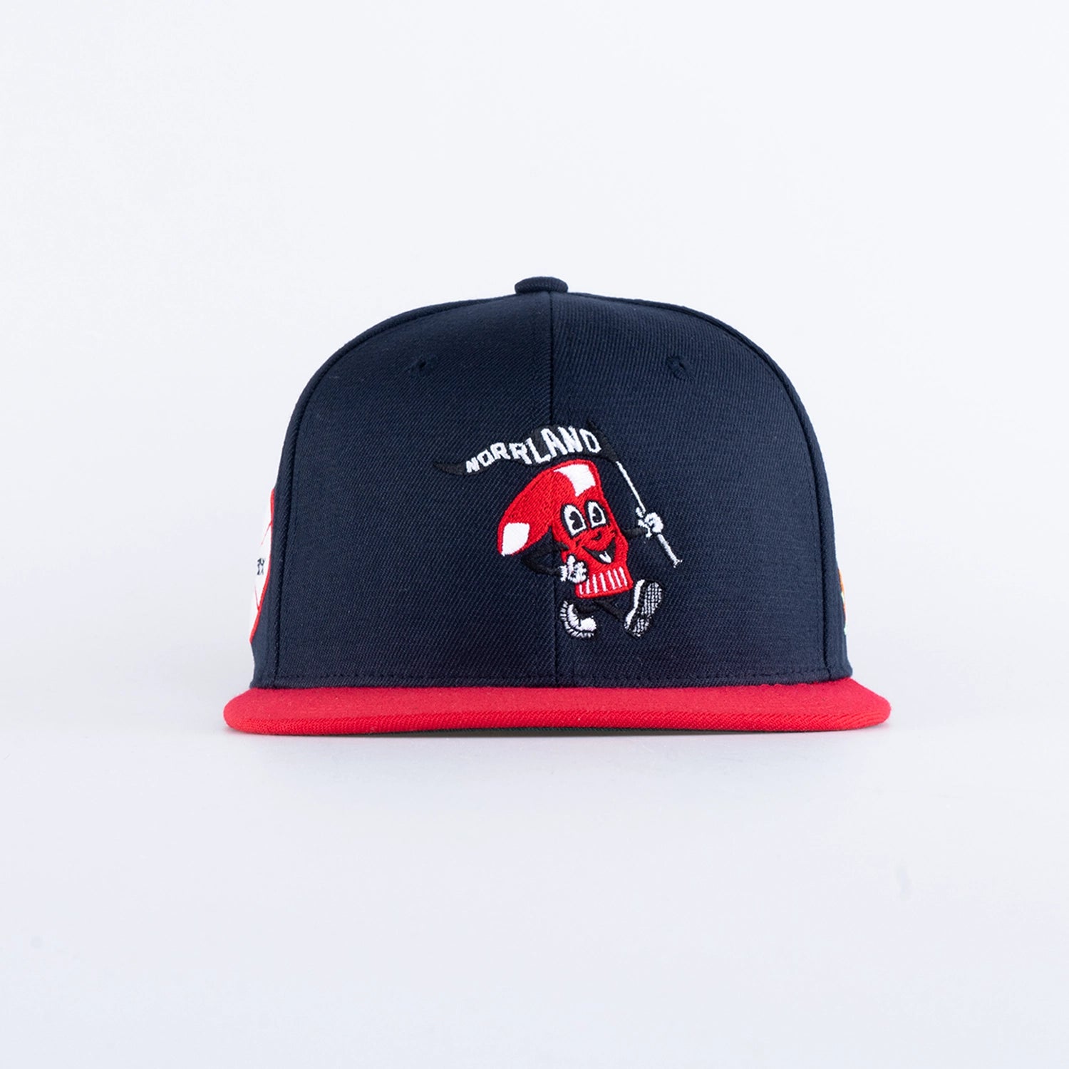 RAGGSOX FITTED CAP - NAVY / RED