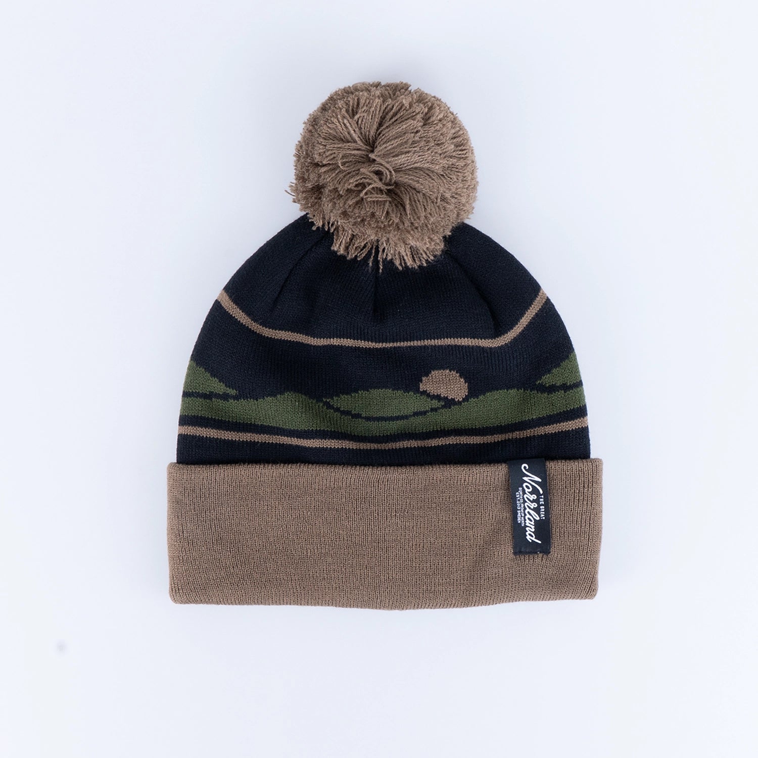 SUNDOWN POM POM MÖSSA - BROWN