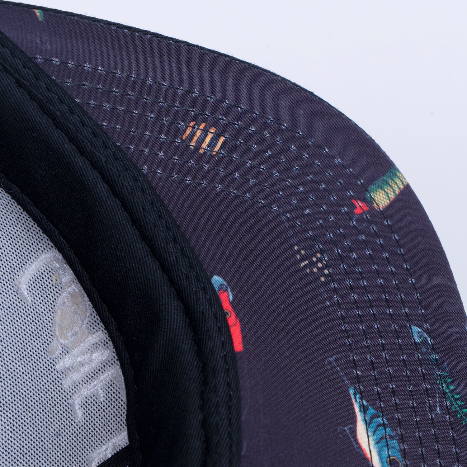 GONE FISHING CAP - BLACK
