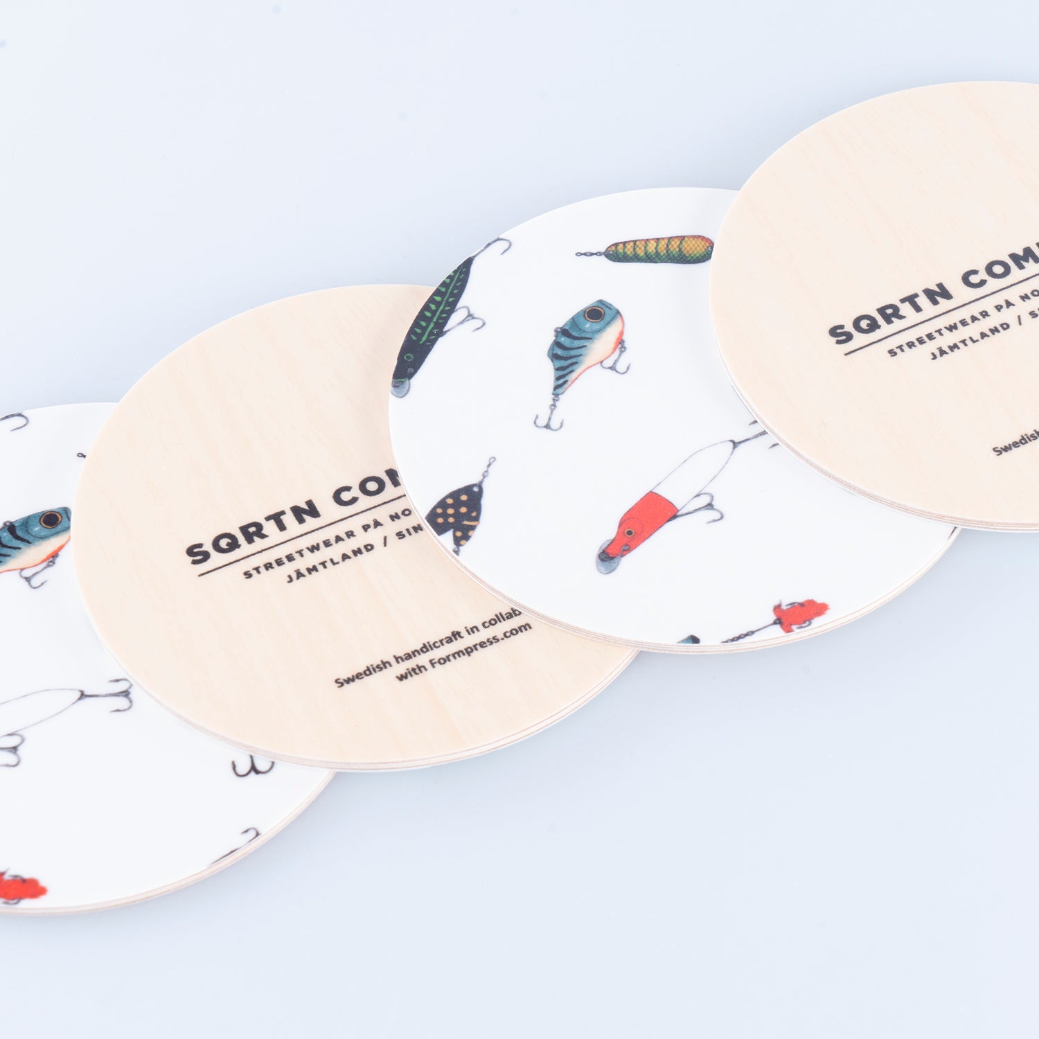 LURE UNDERLÄGG 4-PACK - WHITE