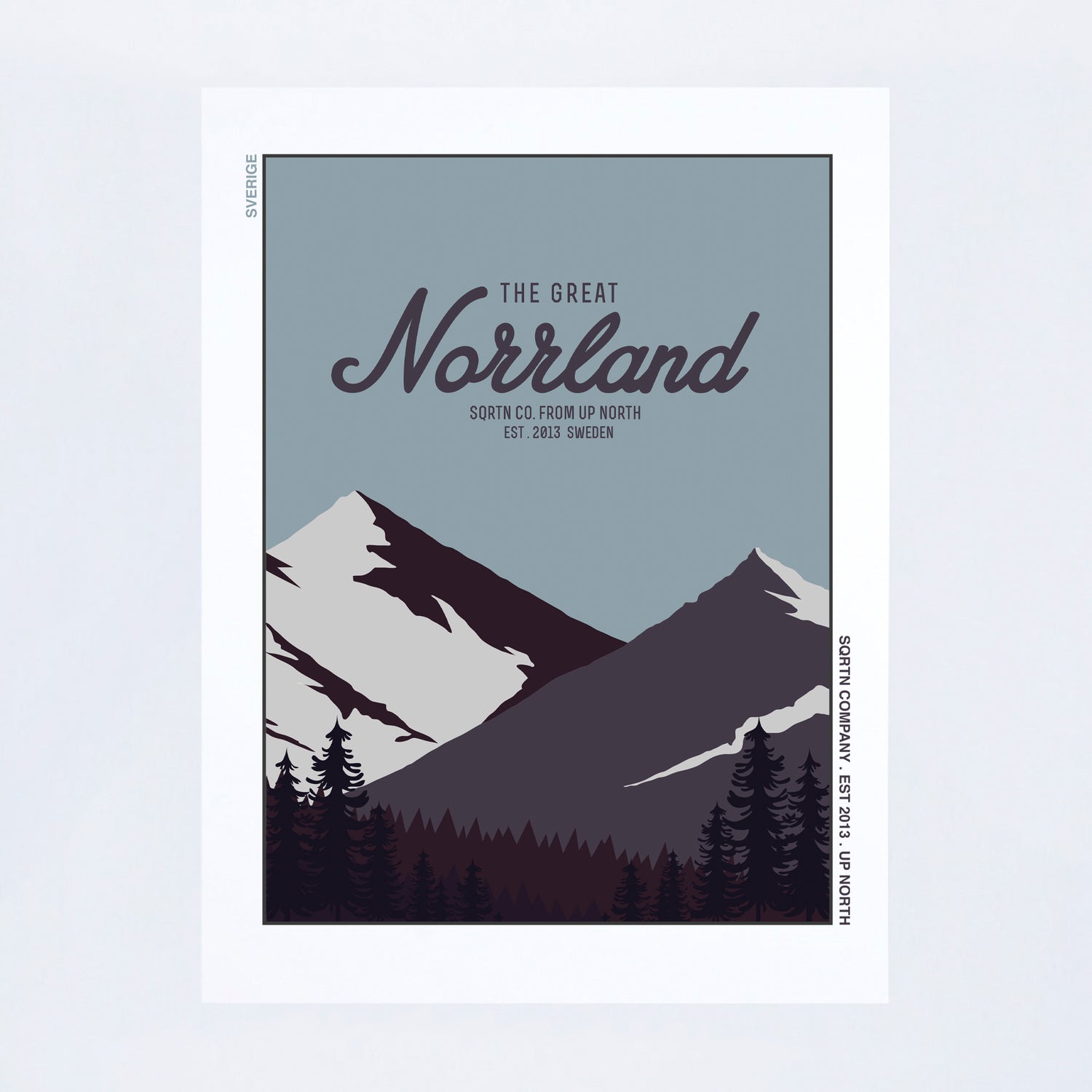 POSTER STAMPED GREY