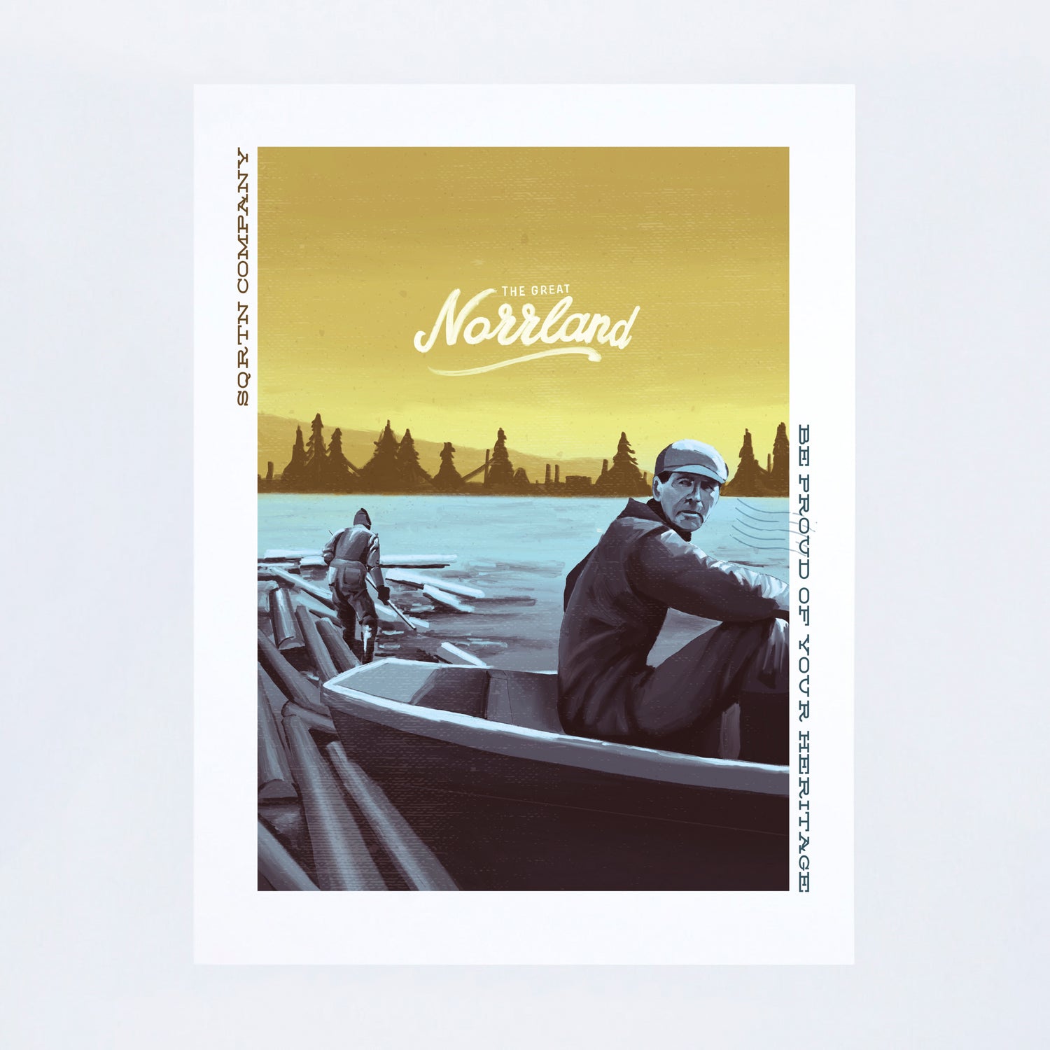 POSTER STAMPED TIMBER