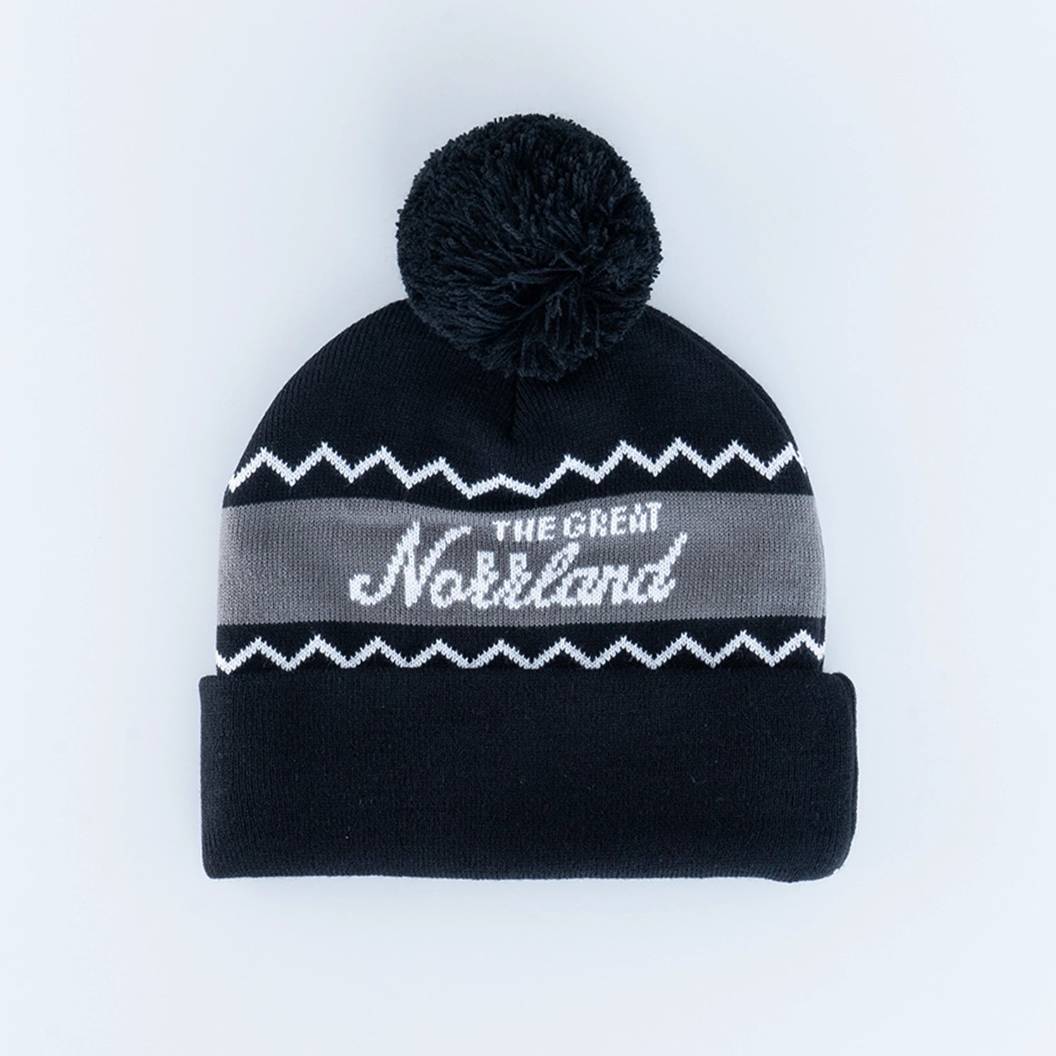 TGN POM POM BEANIE - BLACK