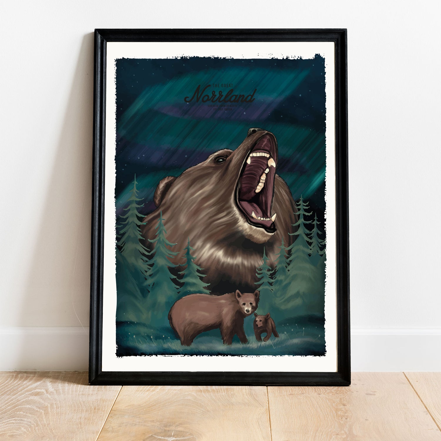 POSTER NORRSKENSBJÖRN