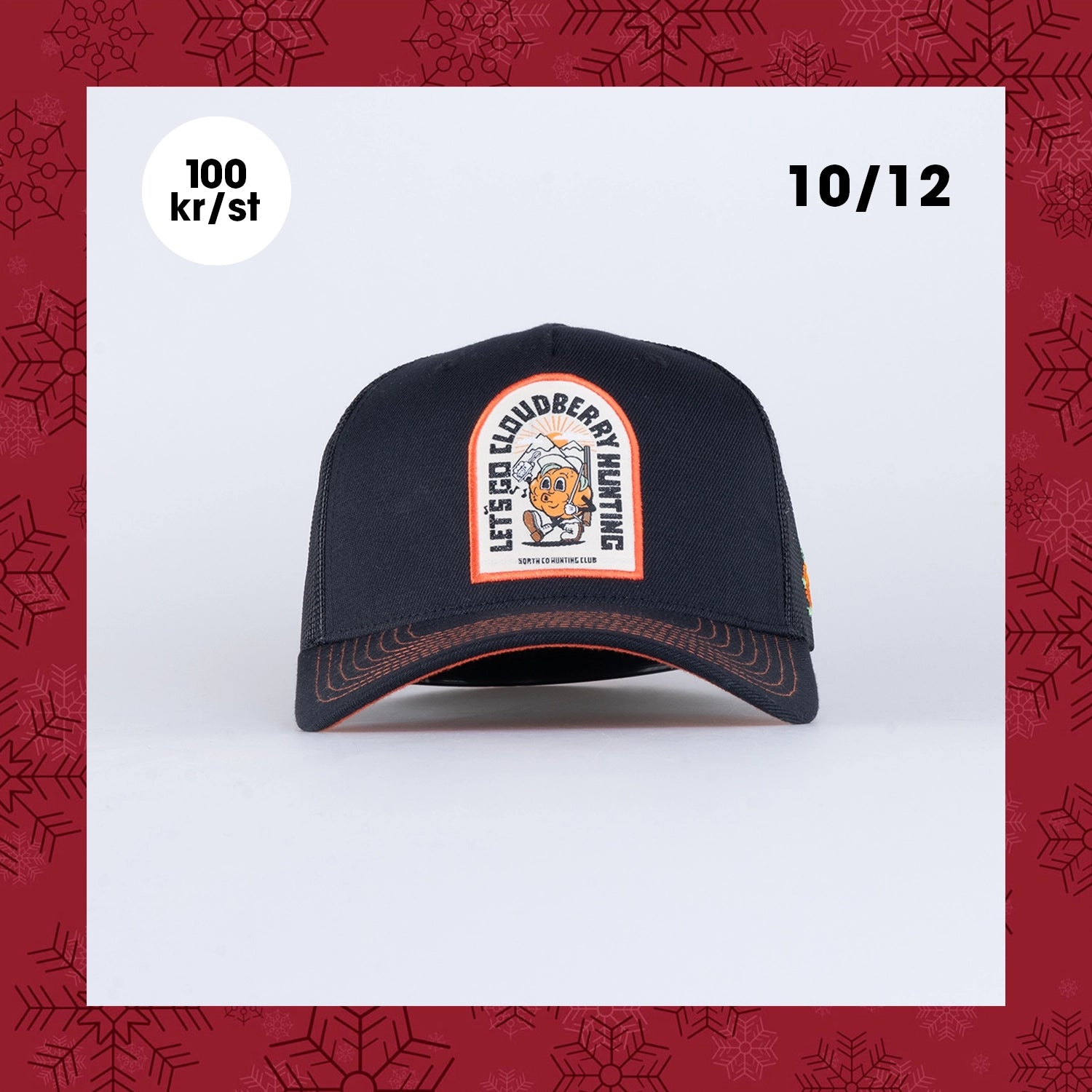 CLOUDBERRY TRUCKER CAP - HOOKED BLACK