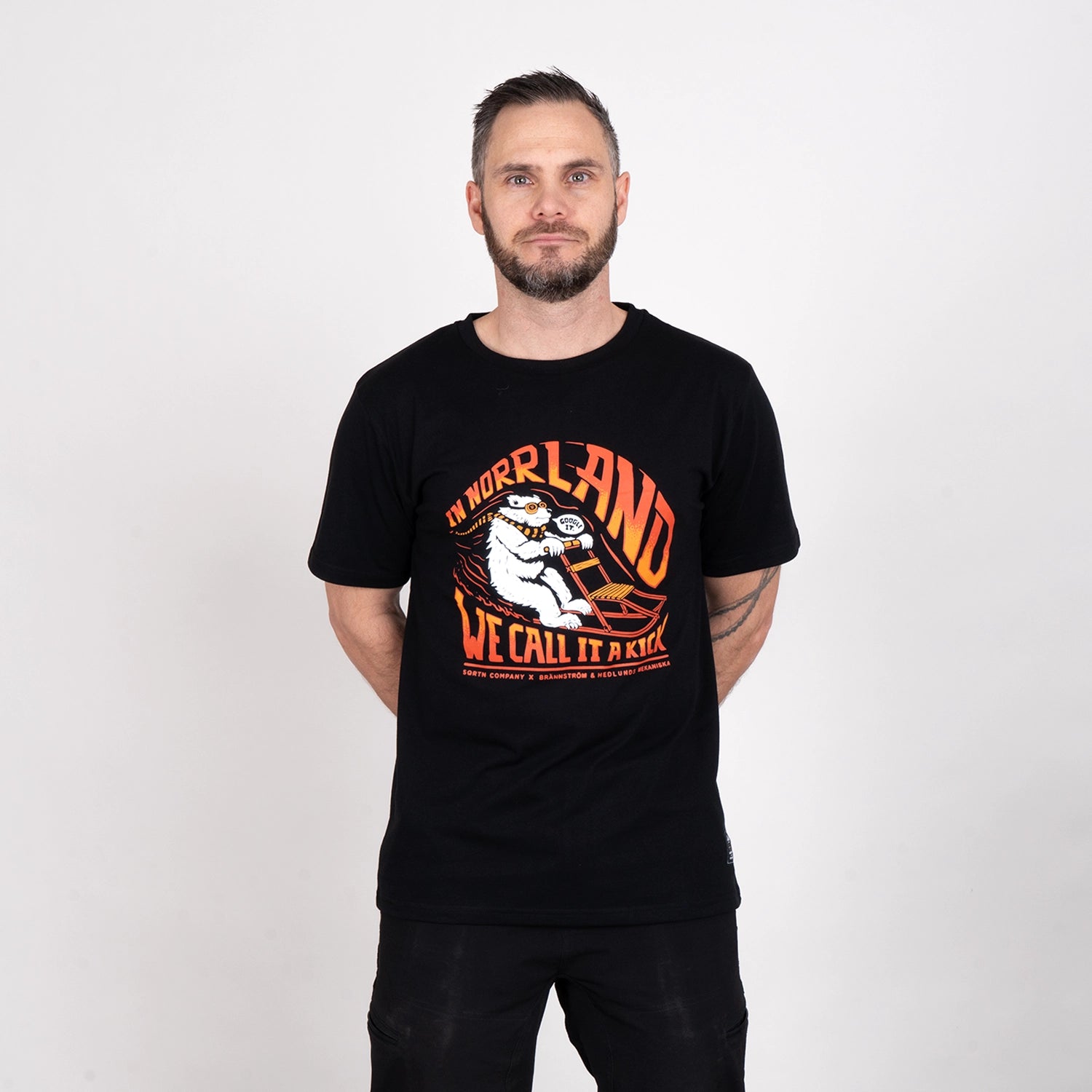 BEAR T-SHIRT - BLACK