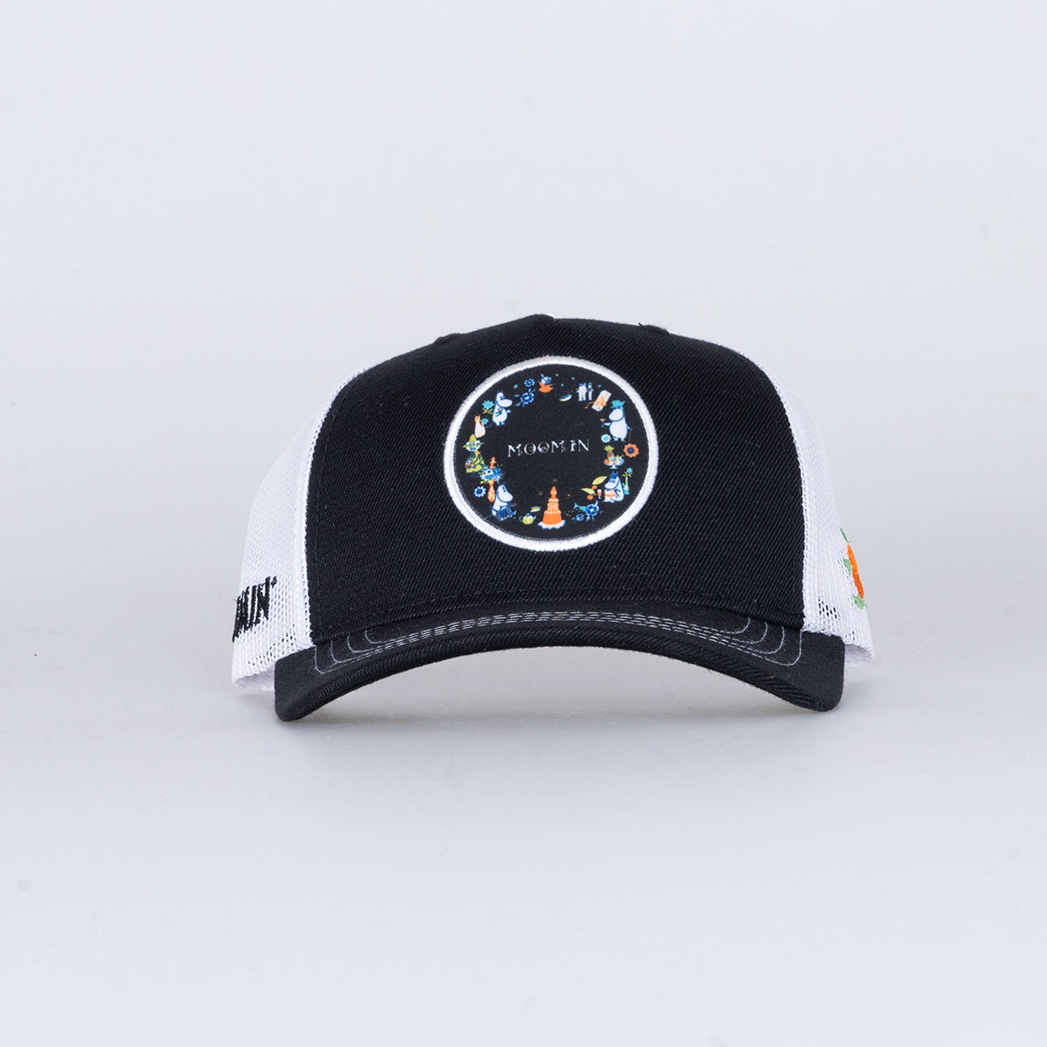 MUMIN CIRCLE KIDS TRUCKER CAP - BLACK