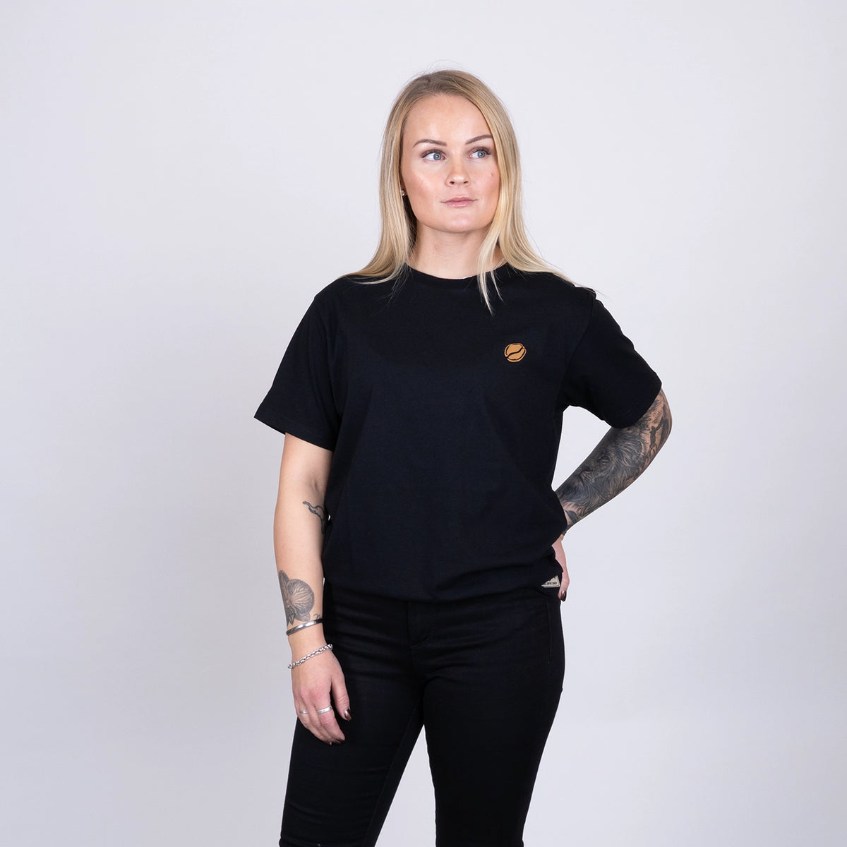 COFFEE BEAN T-SHIRT - BLC BLACK