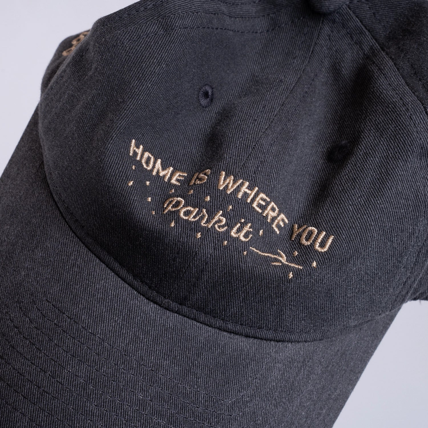 COLLAB DAD CAP - TKT PEACHED BLACK