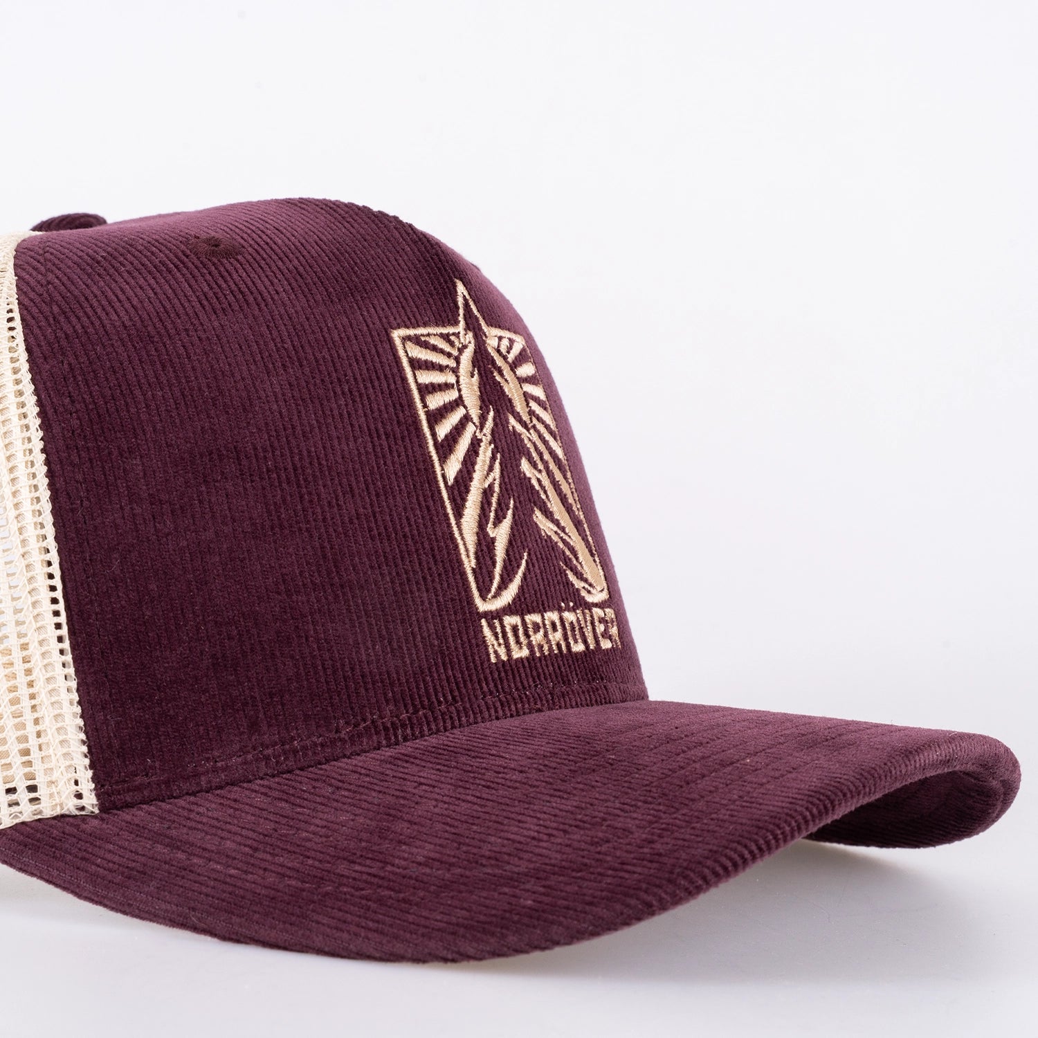 GRANEN TRUCKER KEPS - BURGUNDY CORDUROY