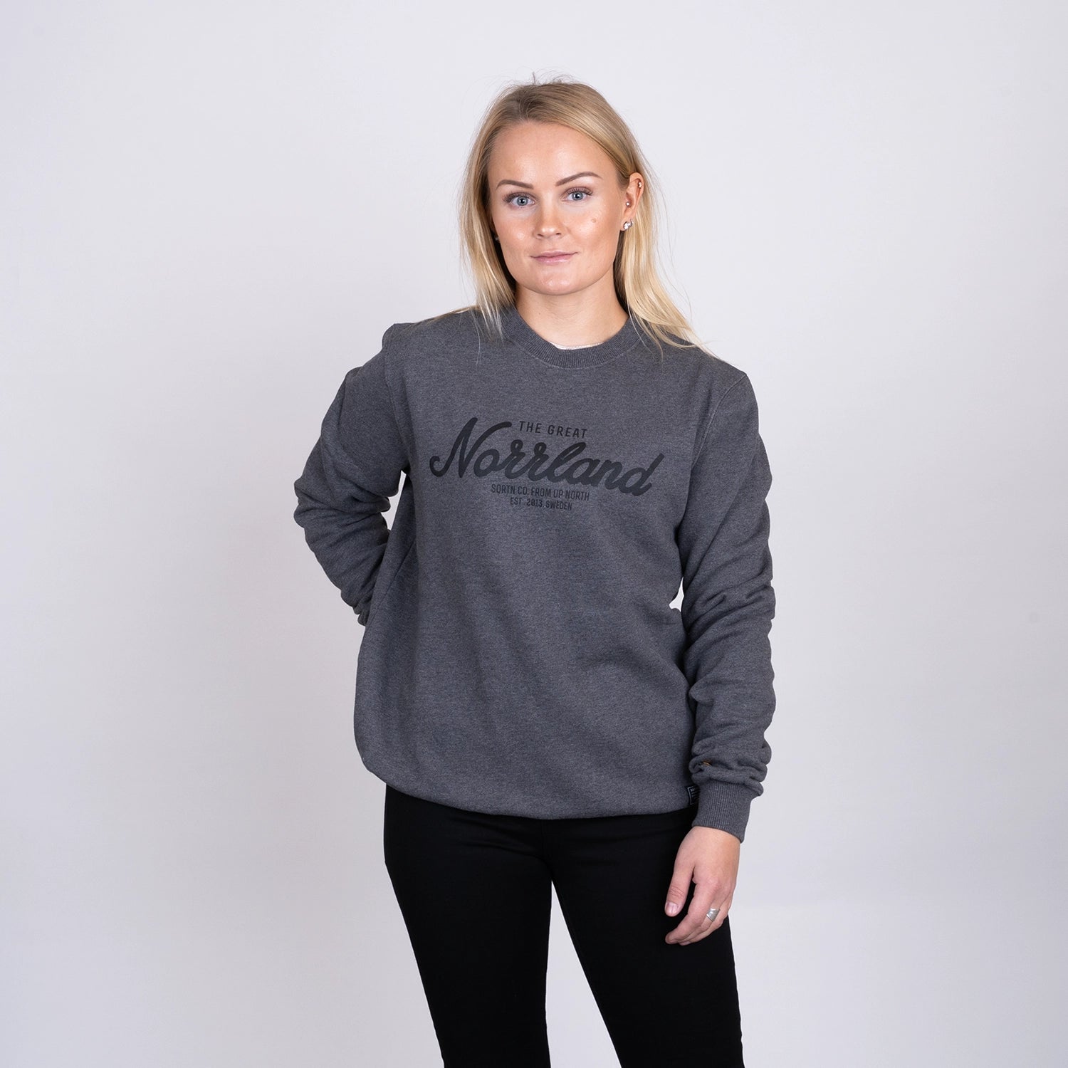 GREAT NORRLAND CREWNECK - BLACK