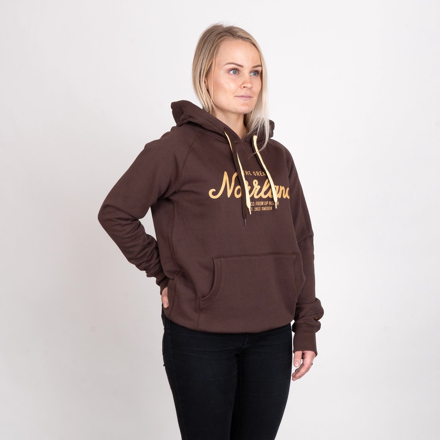 GREAT NORRLAND HOODIE - COFFEE BROWN