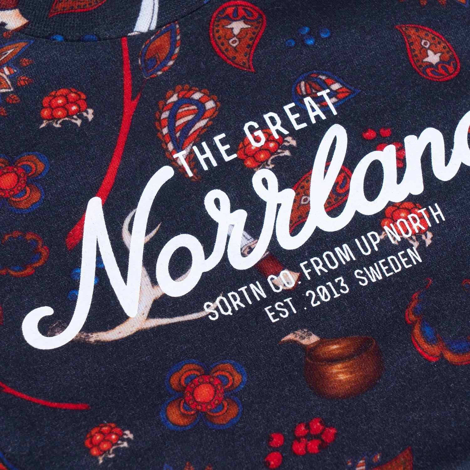 GREAT NORRLAND KIDS LONGSLEEVE - SAPMI NAVY