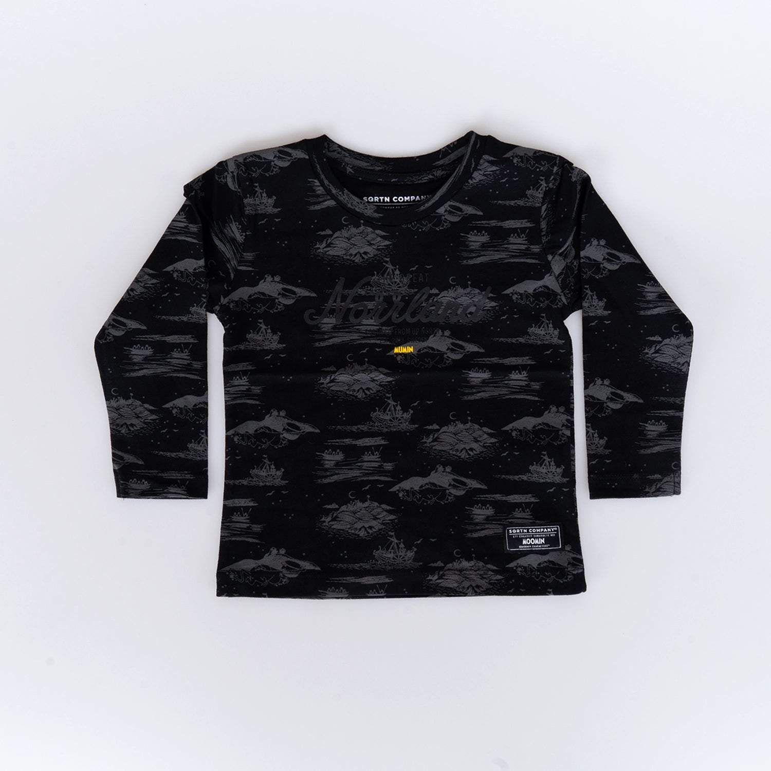 GREAT NORRLAND KIDS LONGSLEEVE - MUMIN BLACK