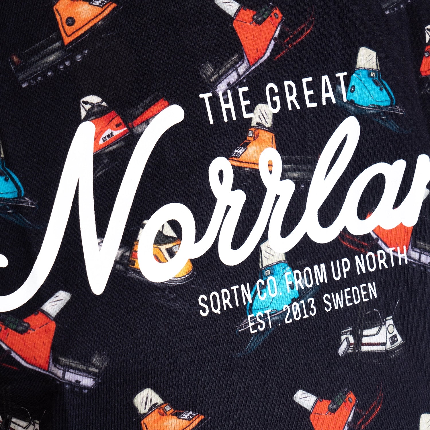 GREAT NORRLAND T-SHIRT - SKOTER BLACK