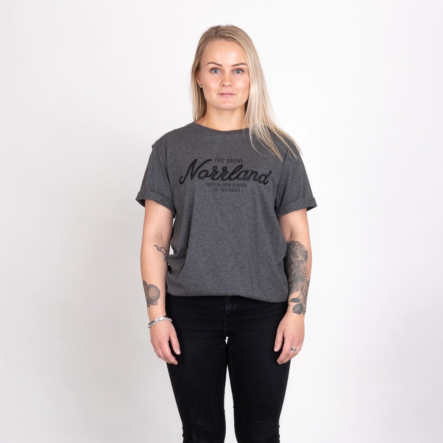 GREAT NORRLAND T-SHIRT - CHARCOAL