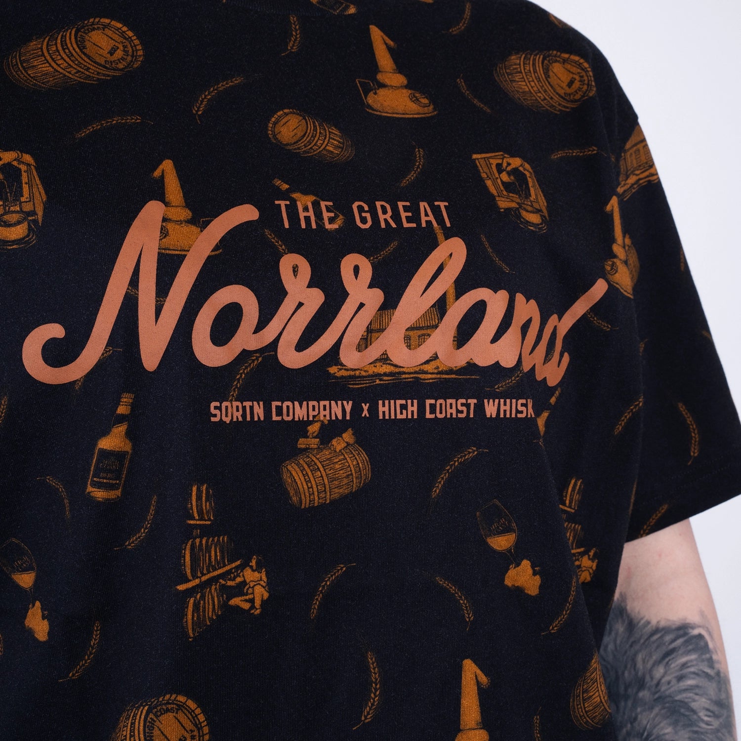 GREAT NORRLAND T-SHIRT - HCW BLACK