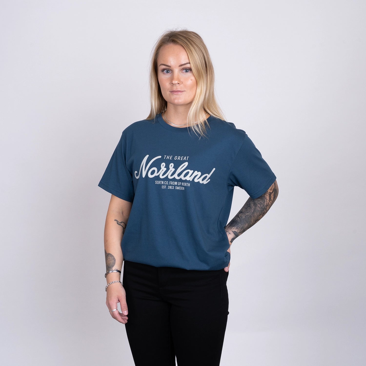 GREAT NORRLAND T-SHIRT - CHARCOAL