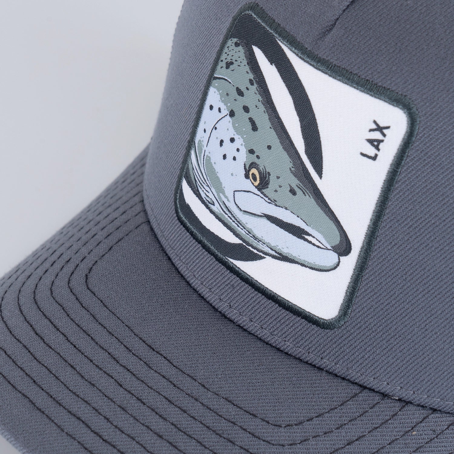 LAX TRUCKER CAP - HOOKED DARK GREY